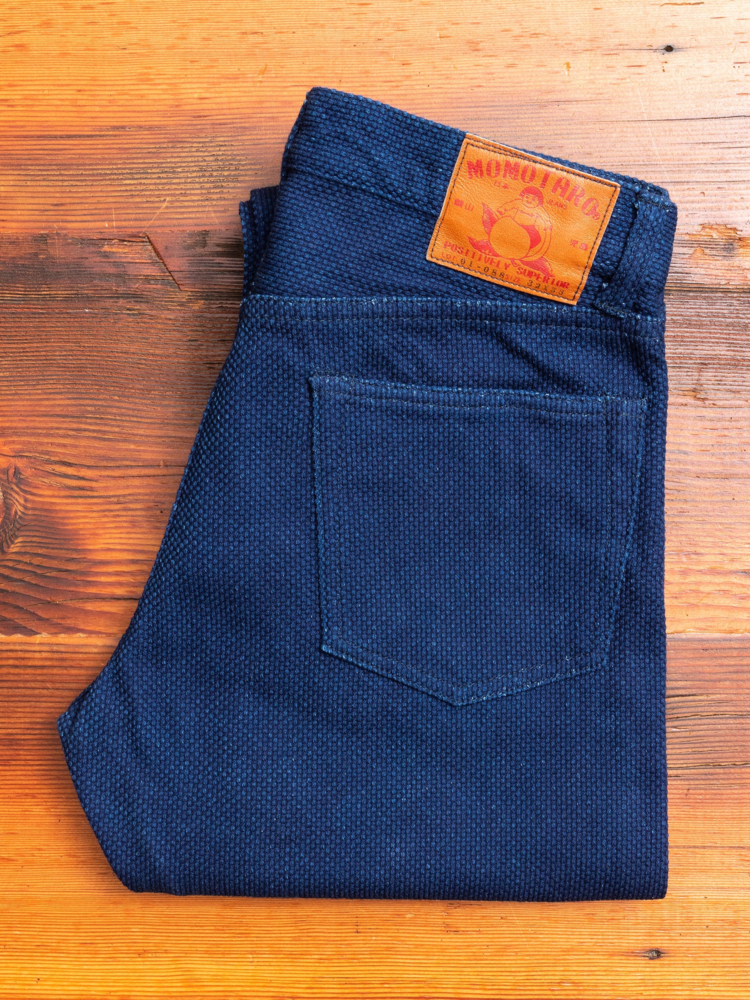 01-088 Sashiko Pants in Indigo - Image 2