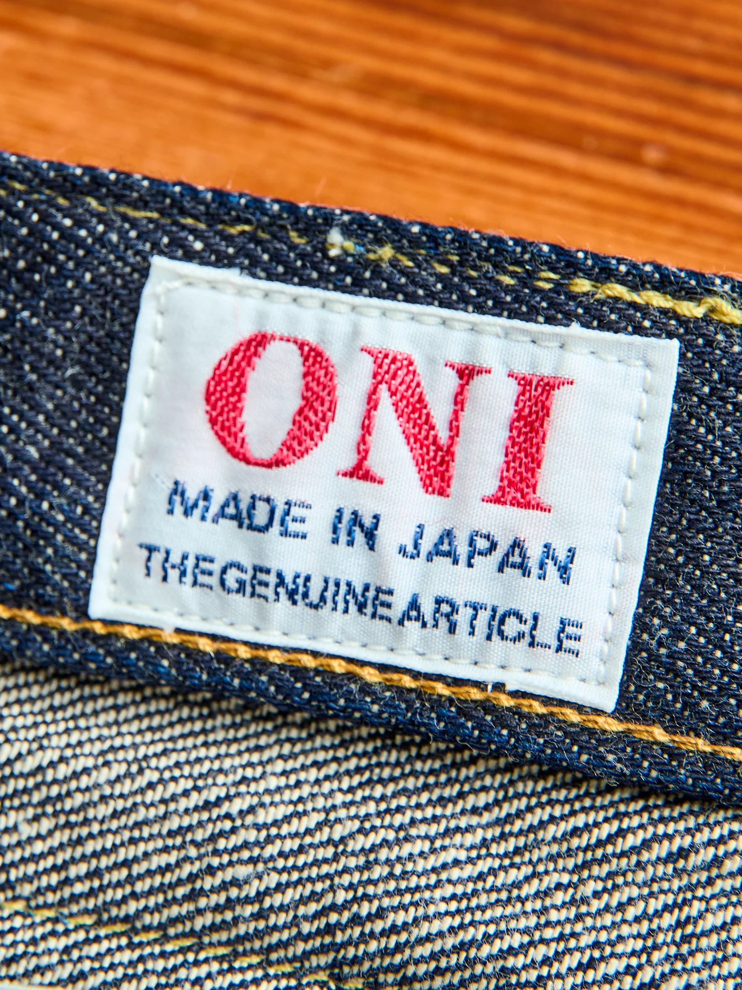 022-Kiraku "Natural Indigo" 12oz Selvedge Denim - Wide Straight Fit - Image 11