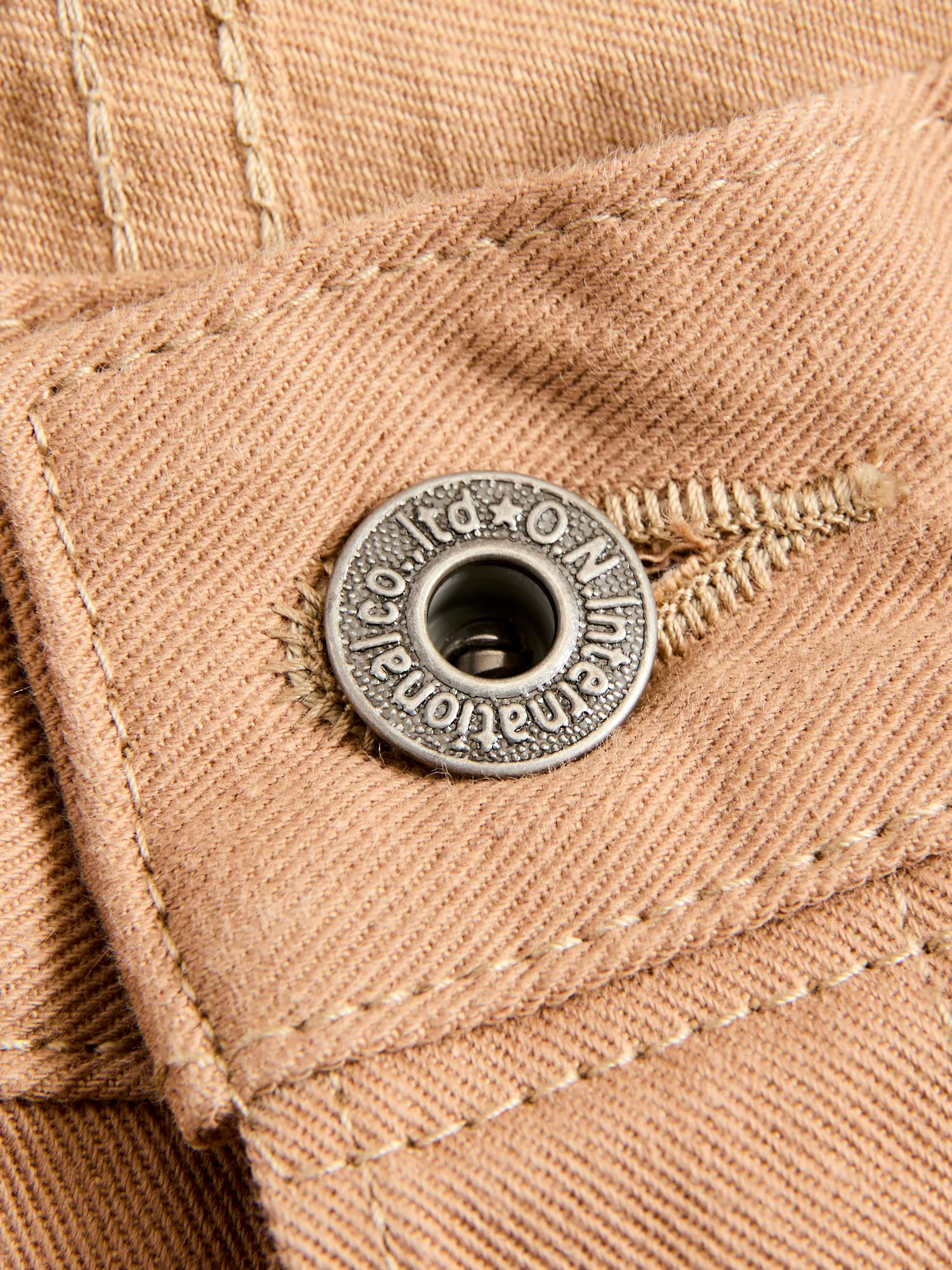 ONI-022-SCKB 10oz Selvedge Chino in Khaki Beige - Image 7