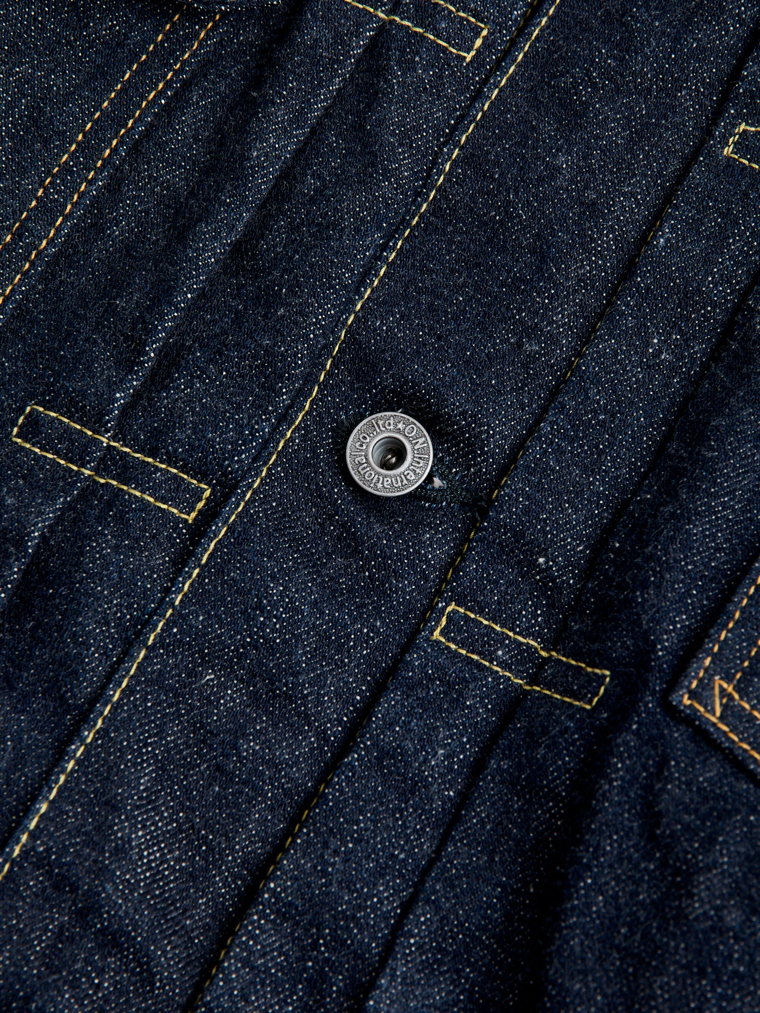 02516P "Sleeping Demon" Natural Indigo 15.5oz Selvedge Denim Jacket - Image 5