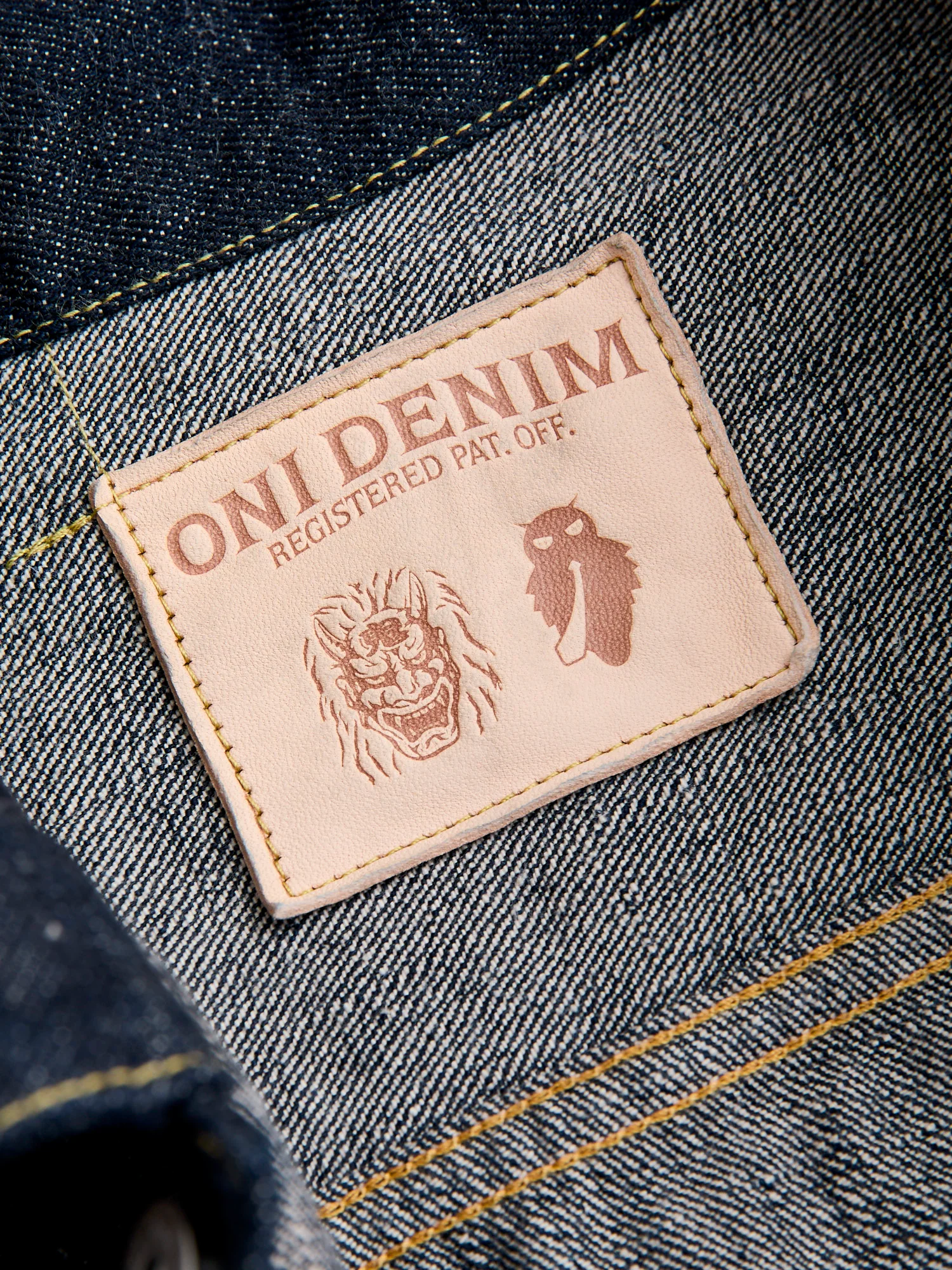 02516P "Sleeping Demon" Natural Indigo 15.5oz Selvedge Denim Jacket - Image 9