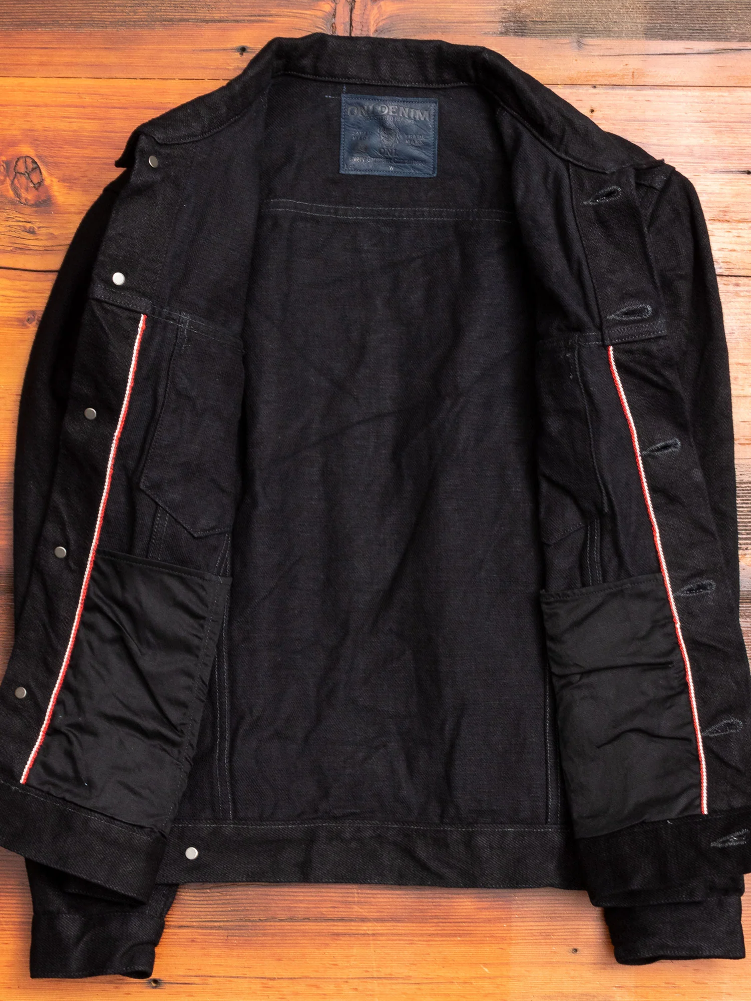 02527P-AIZ "Aizumi x Black Secret" 20oz Selvedge Denim Jacket - Image 7