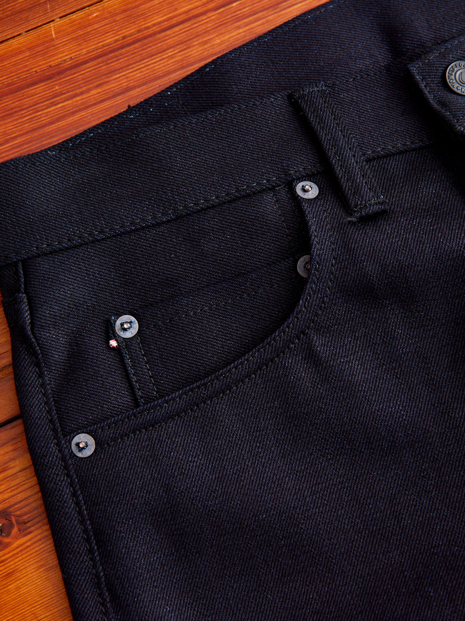 "Nightshade" 15.7oz Selvedge Denim - Tight Tapered Fit - Image 6