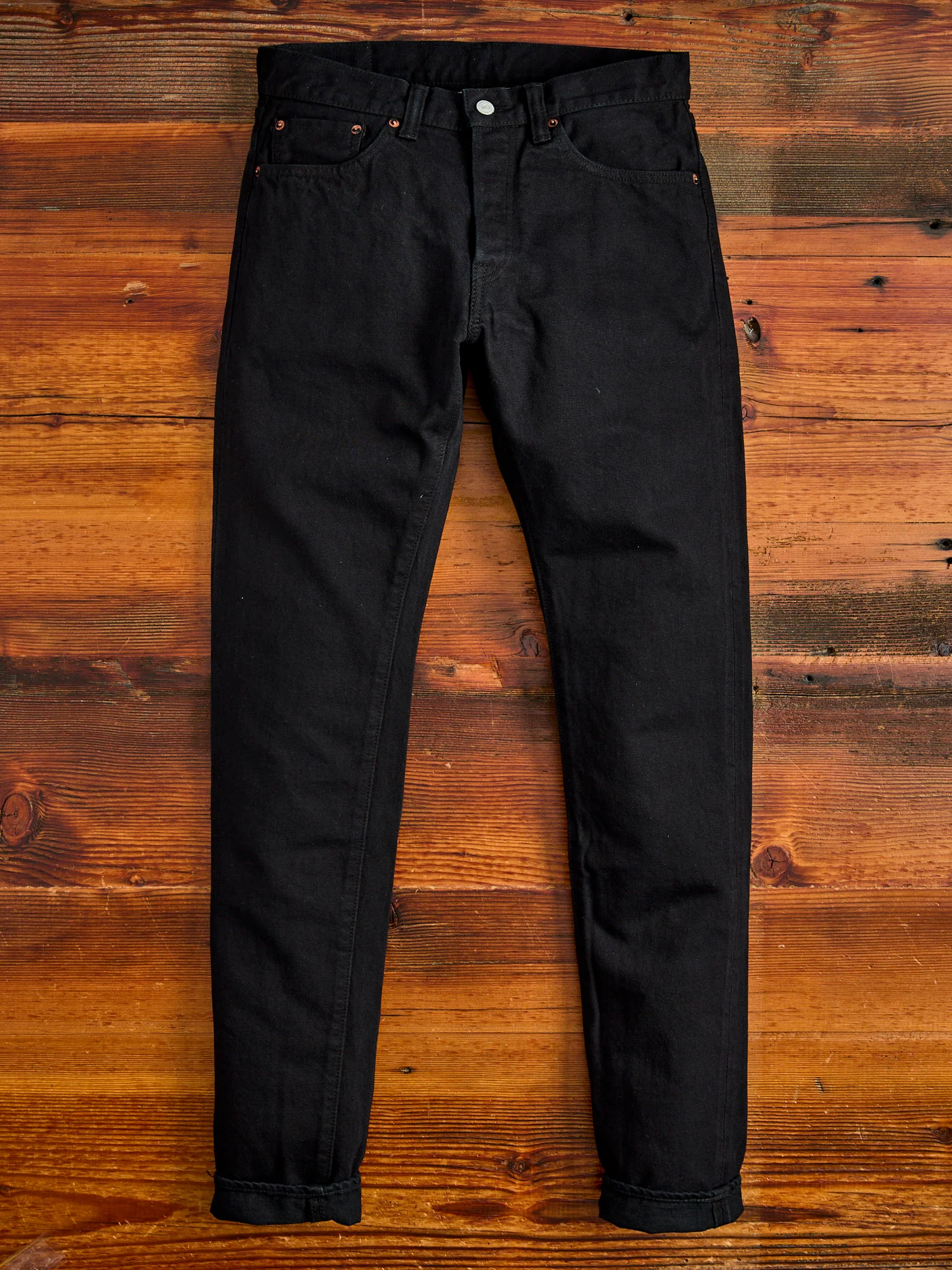0405SP-OD "Sumi Ink Overdye" 15.7oz Selvedge Denim - High Tapered Fit - Image 2
