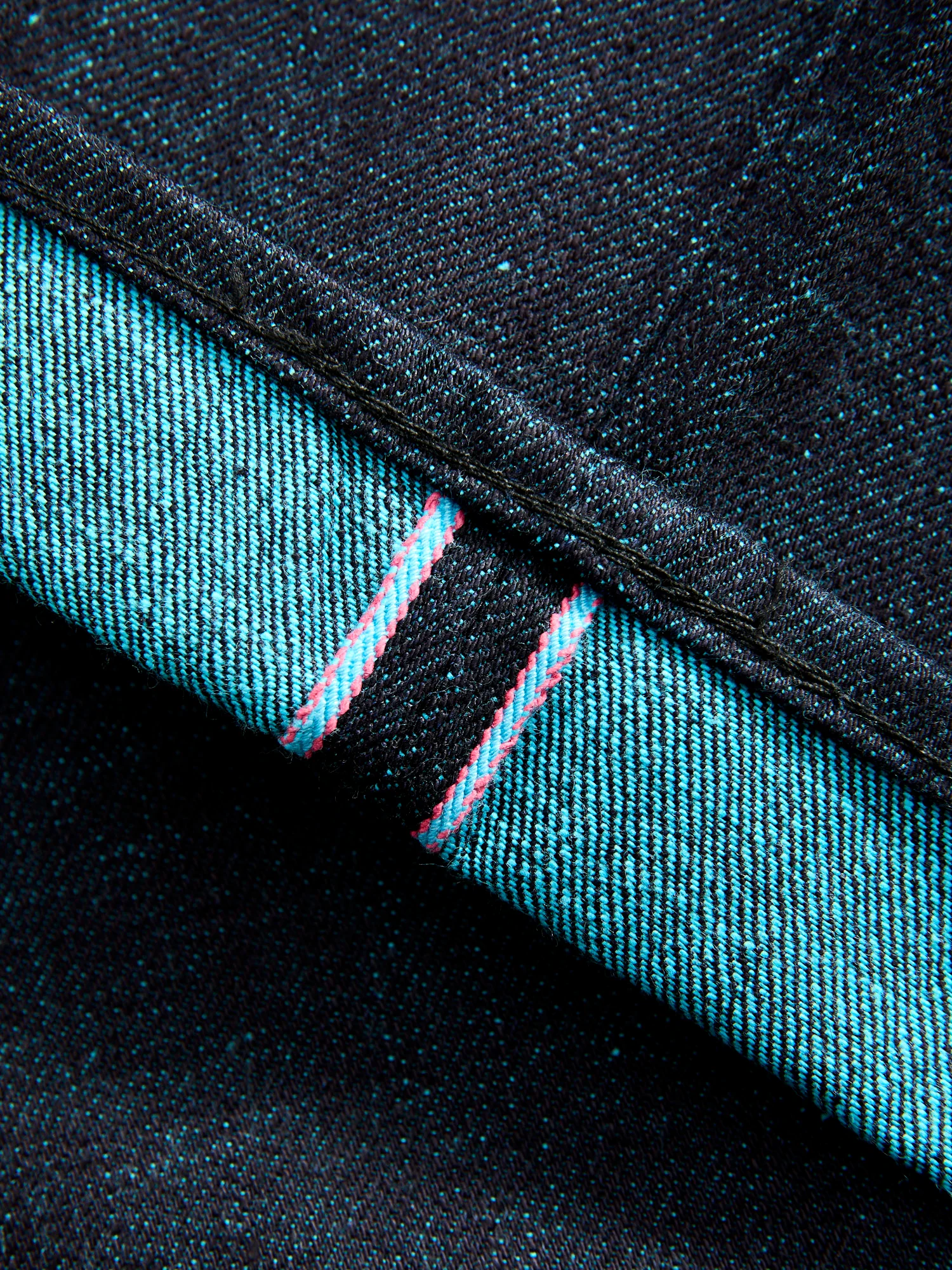 0605-IMSP "Indigo Mint" 15.7oz Selvedge Denim - Natural Tapered Fit - Image 13