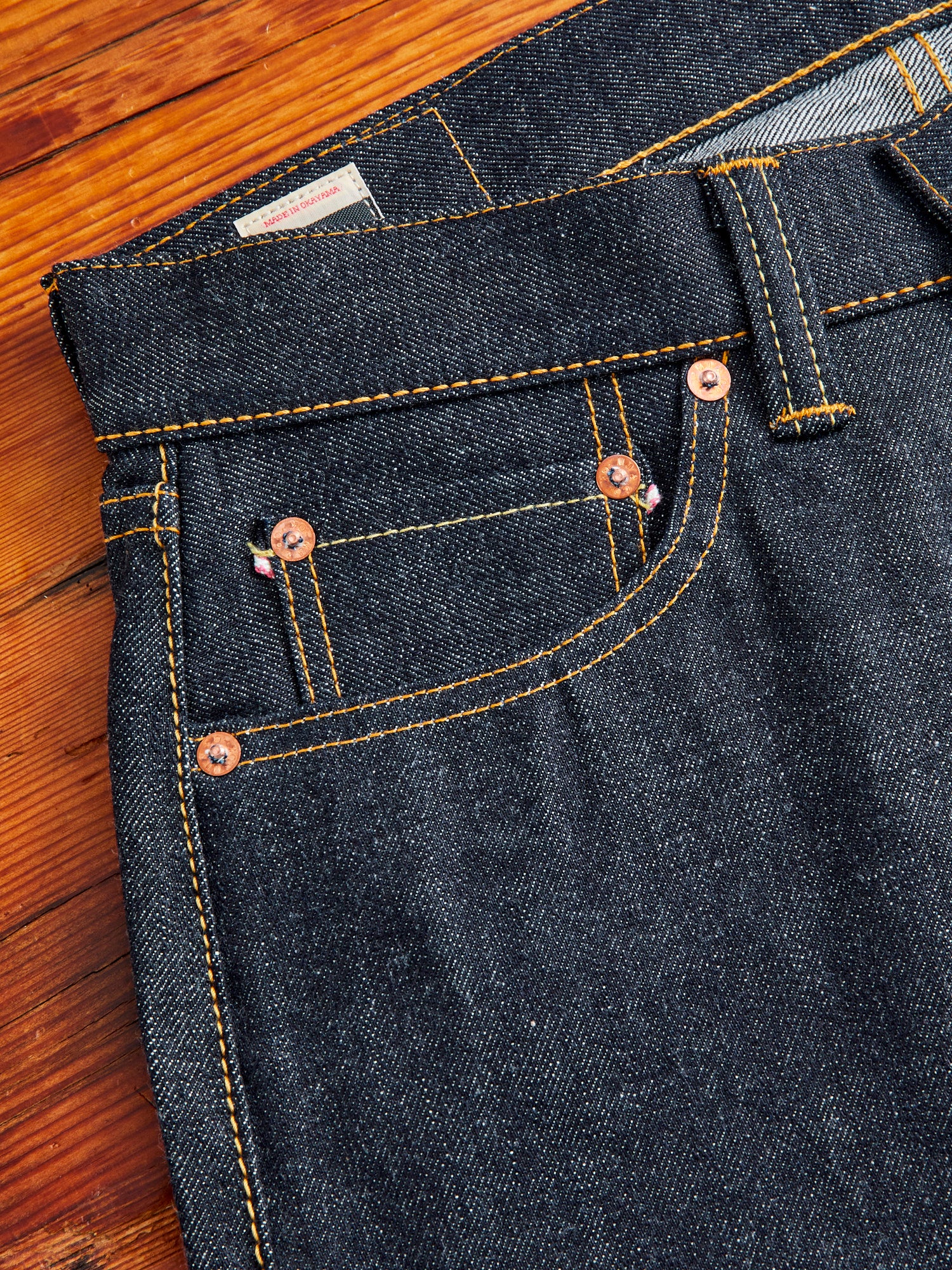 0906V 15.7oz Selvedge Denim - Wide Straight Fit - Image 6