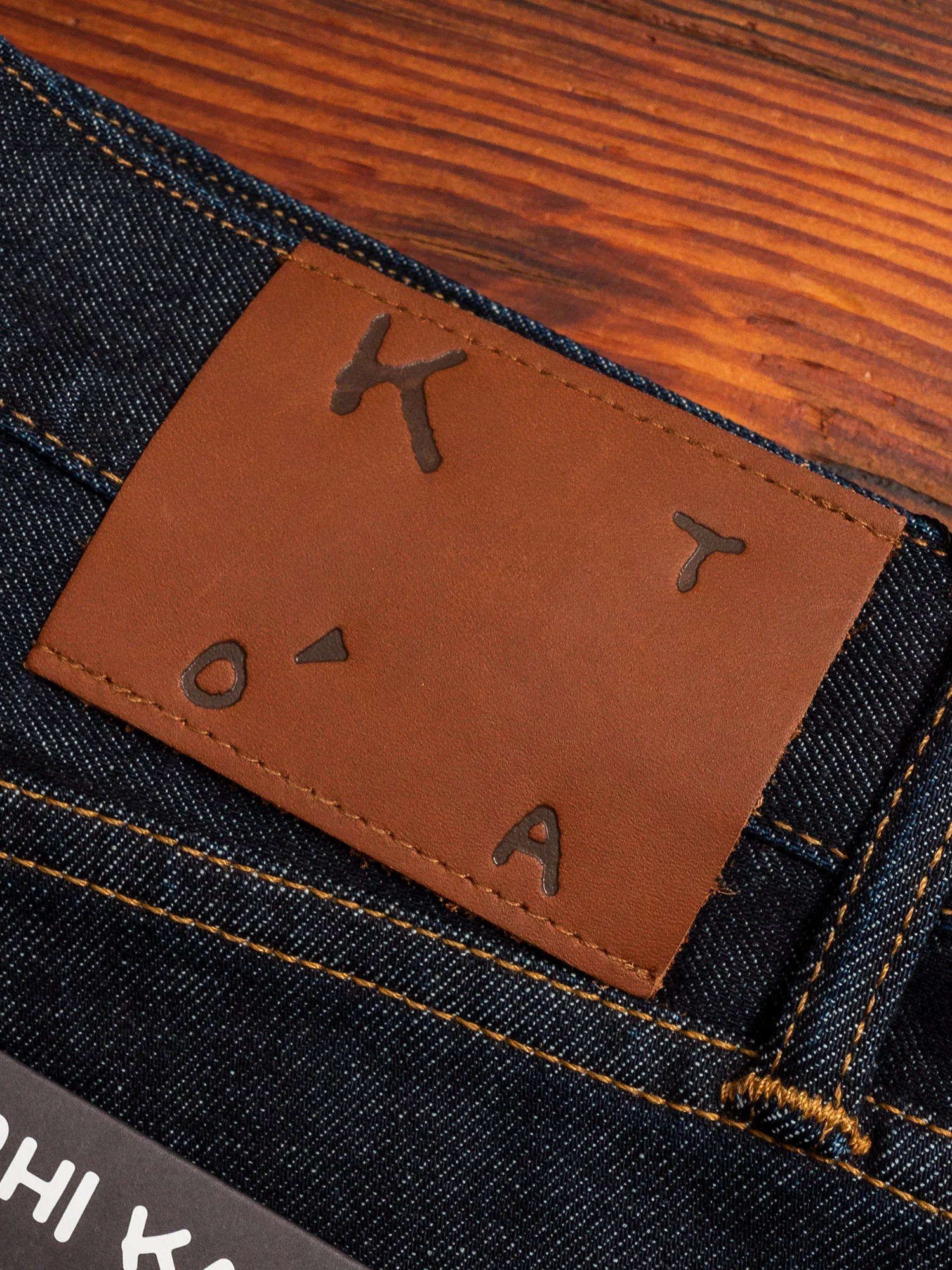 10.5oz Indigo Rinsed Stretch Selvedge Denim - Hammer Straight - Image 3