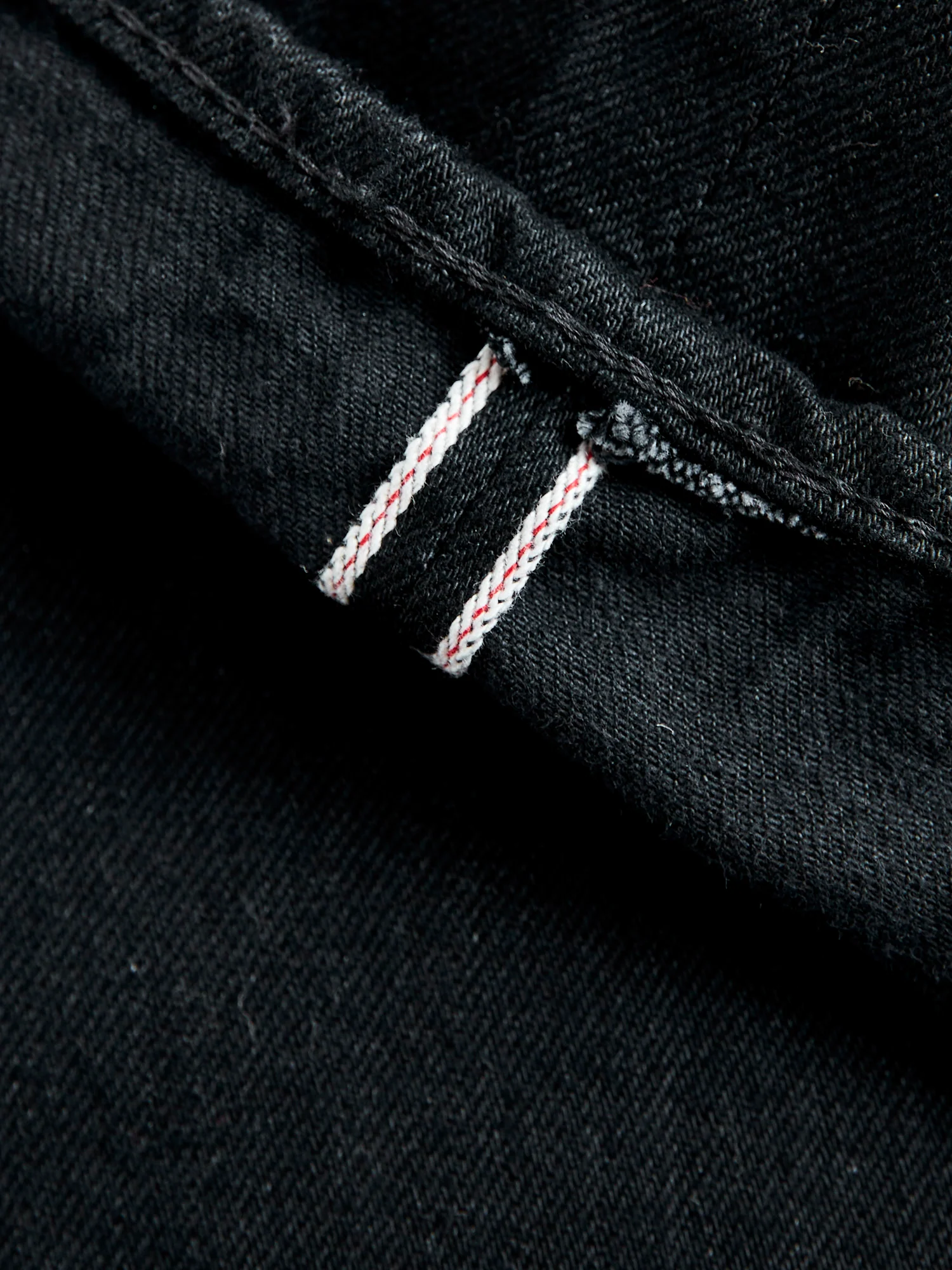 105 13.5oz Double Black Selvedge Denim - Standard Fit - Image 10