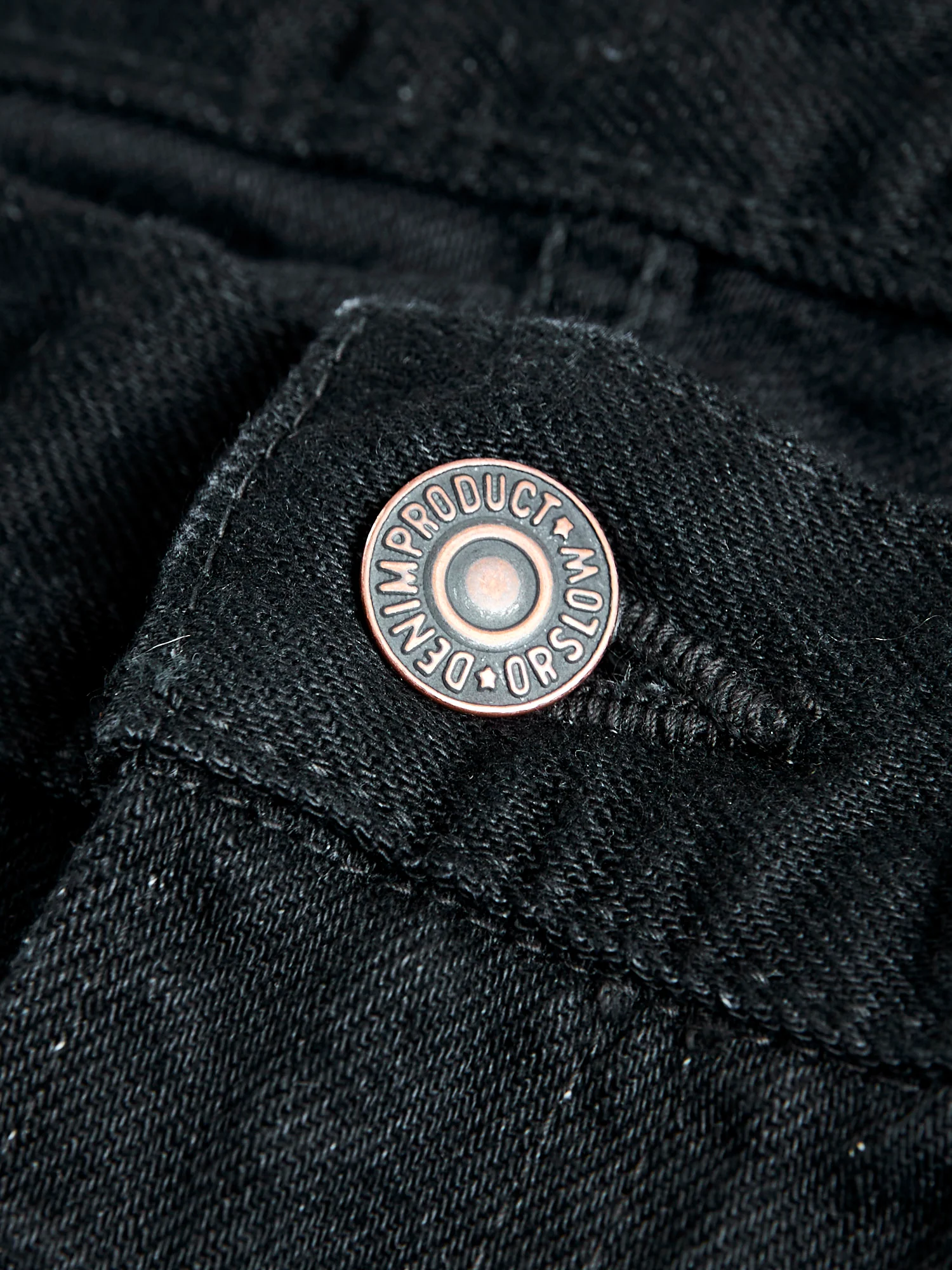 107 13.5oz Double Black Selvedge Denim - Ivy Fit - Image 7
