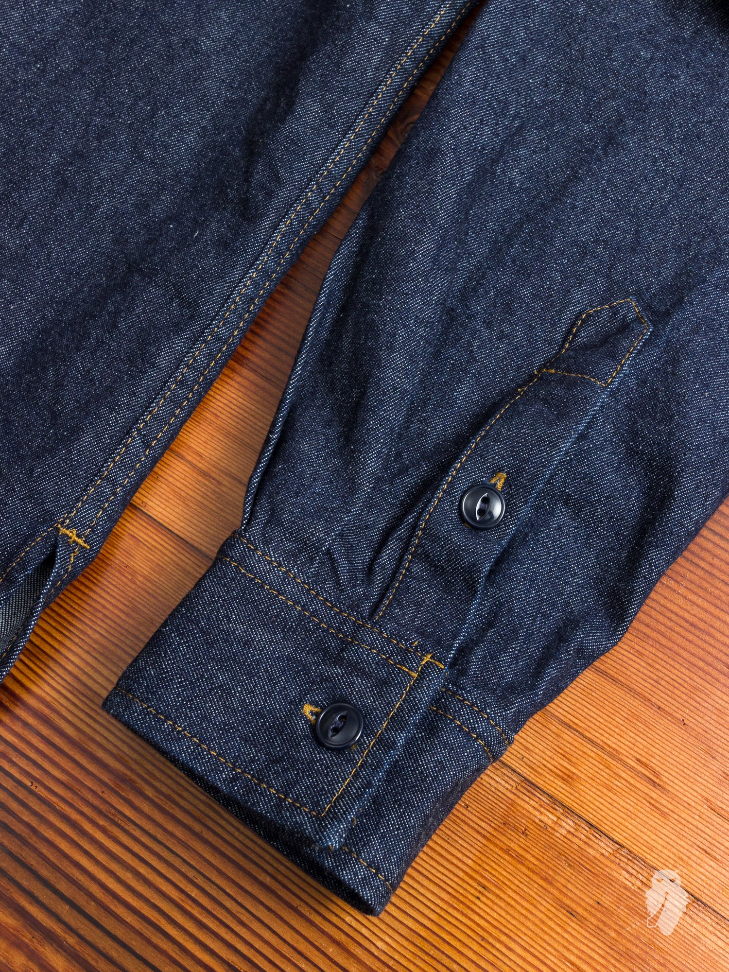 10oz Denim Work Shirt in Indigo - Image 5