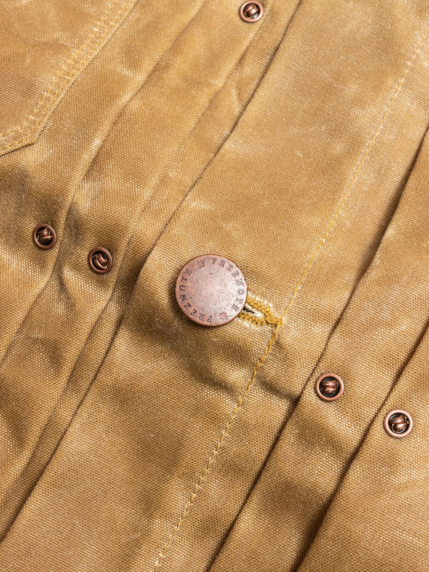 10oz Waxed Canvas Riders Jacket in Tobacco - Image 7