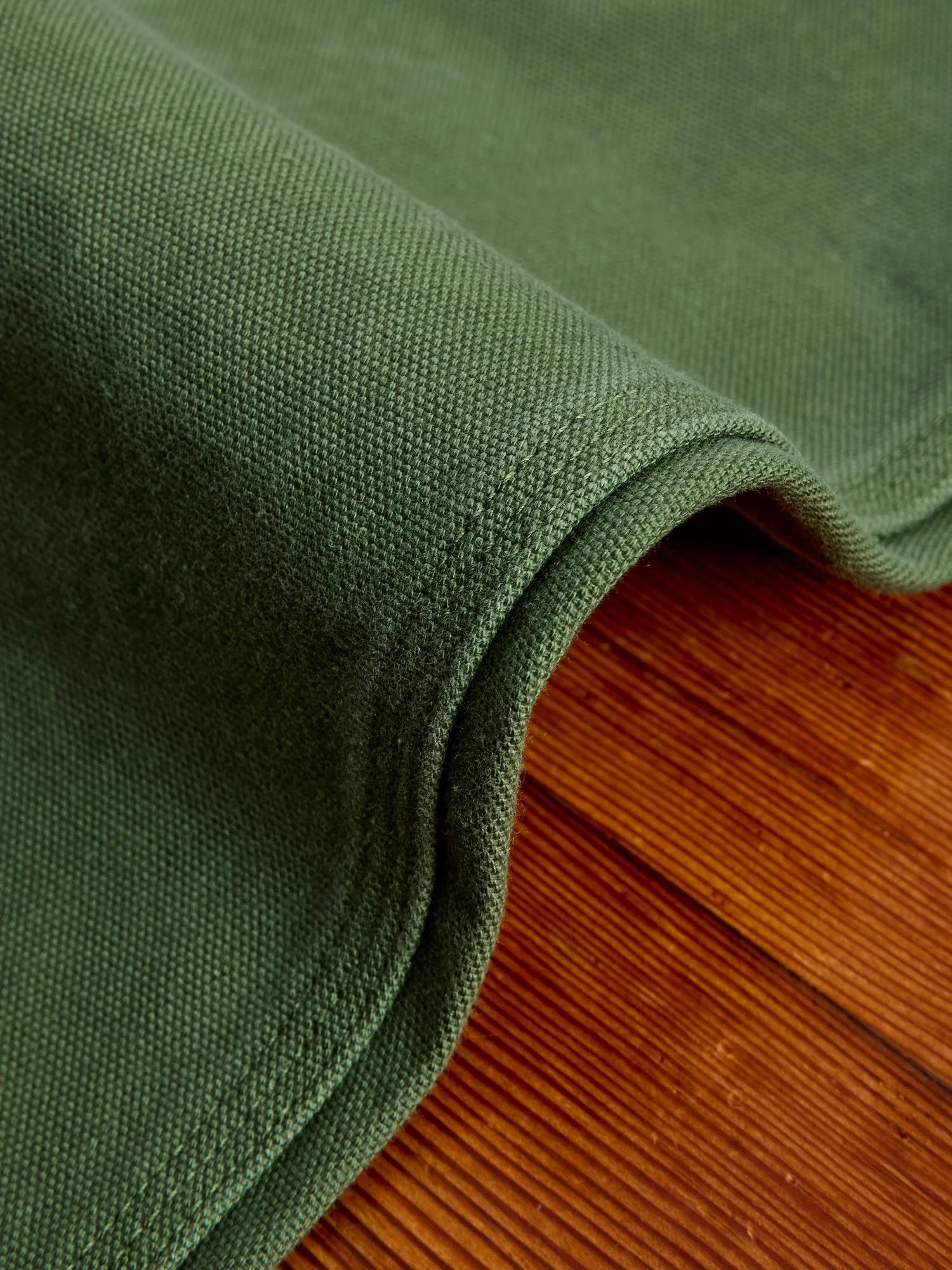 11.5oz Cotton Canvas Belted C.S Pant in Moss Green - Image 6