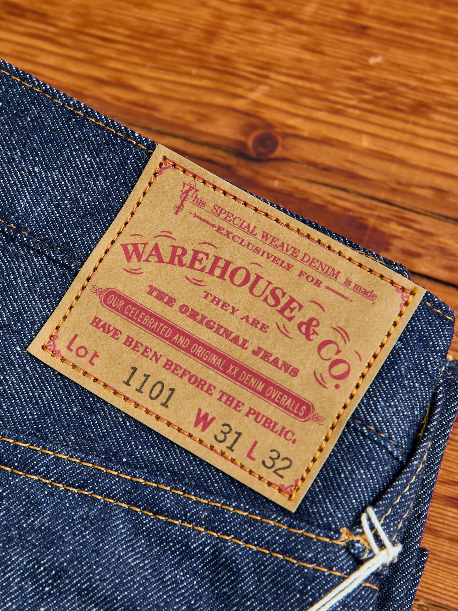 1101 "Big E 1970 Model" 13.75oz Unsanforized Selvedge Denim - Regular Straight - Image 3