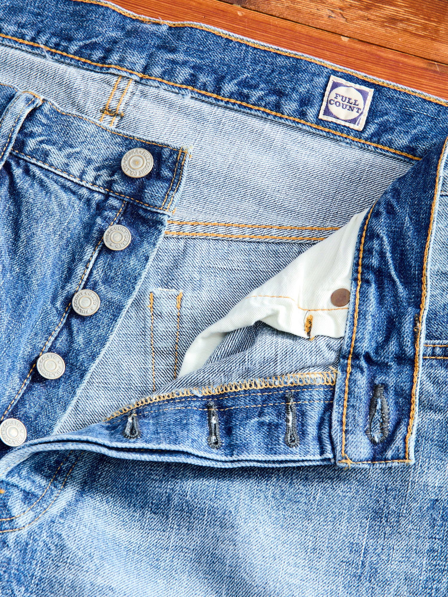 1102-EB "Eastbourne" 13.75oz Selvedge Denim - Straight Fit - Image 8