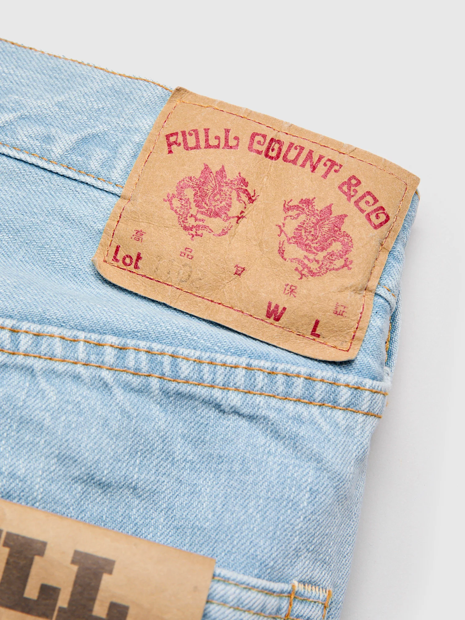 1102-PBA "Paris By Air" 13.75oz Selvedge Denim - Regular Straight Fit - Image 6