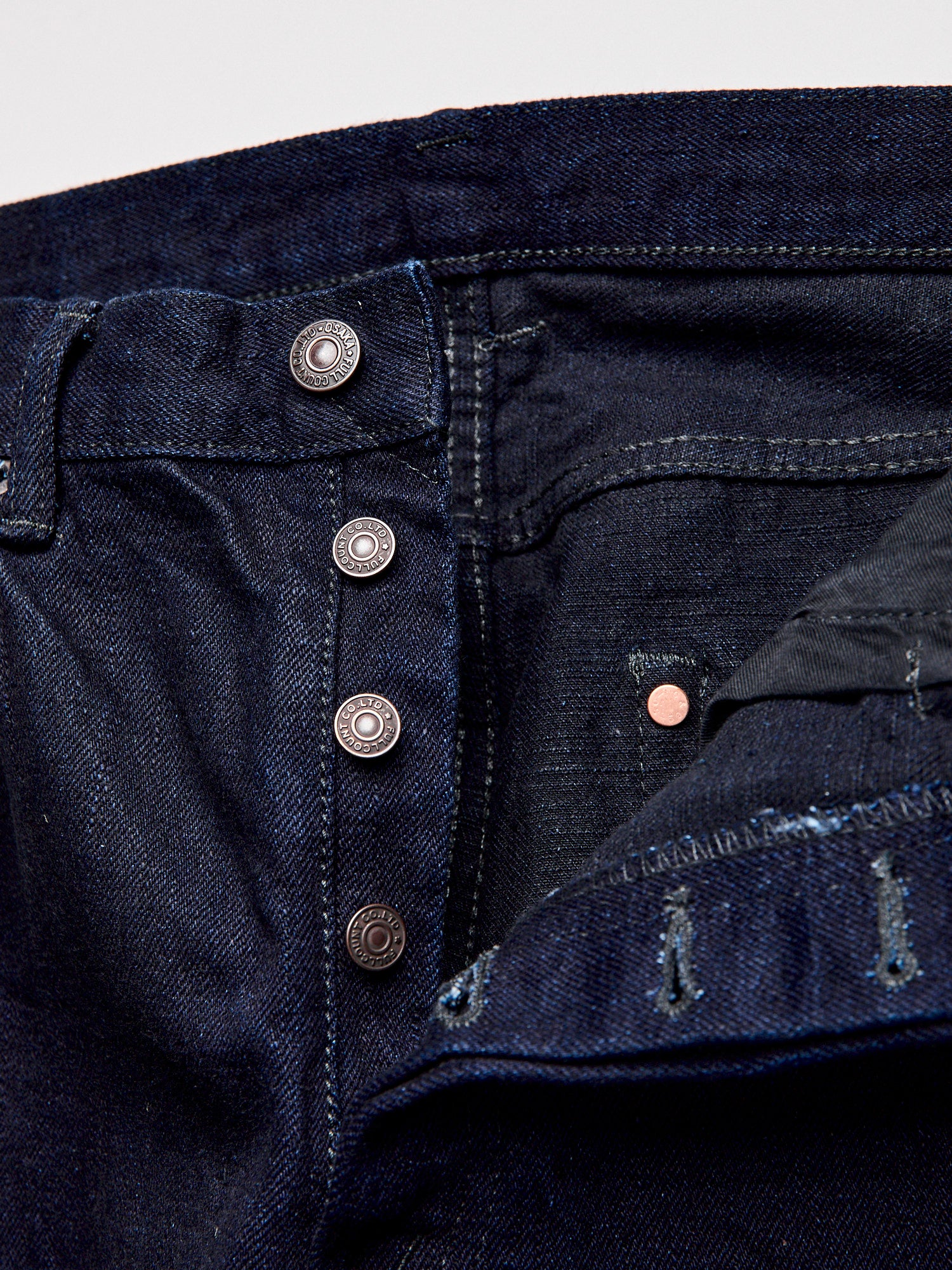 1103SRB "Super Rough" Indigo/Black 15.5oz Selvedge Denim - Clean Straight Fit - Image 9