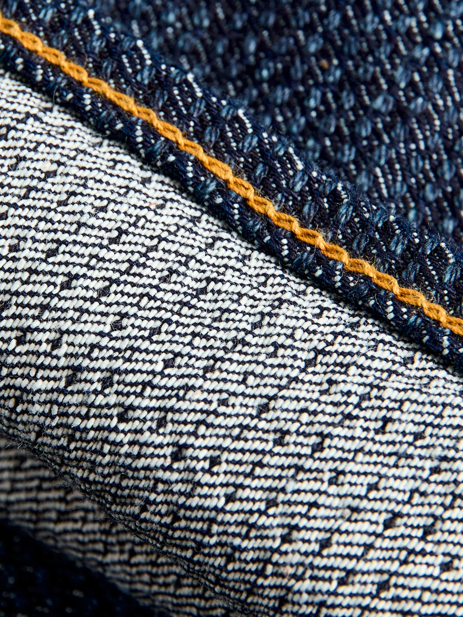 1170-1-ID Indigo Sashiko Denim - Regular Straight Fit - Image 14