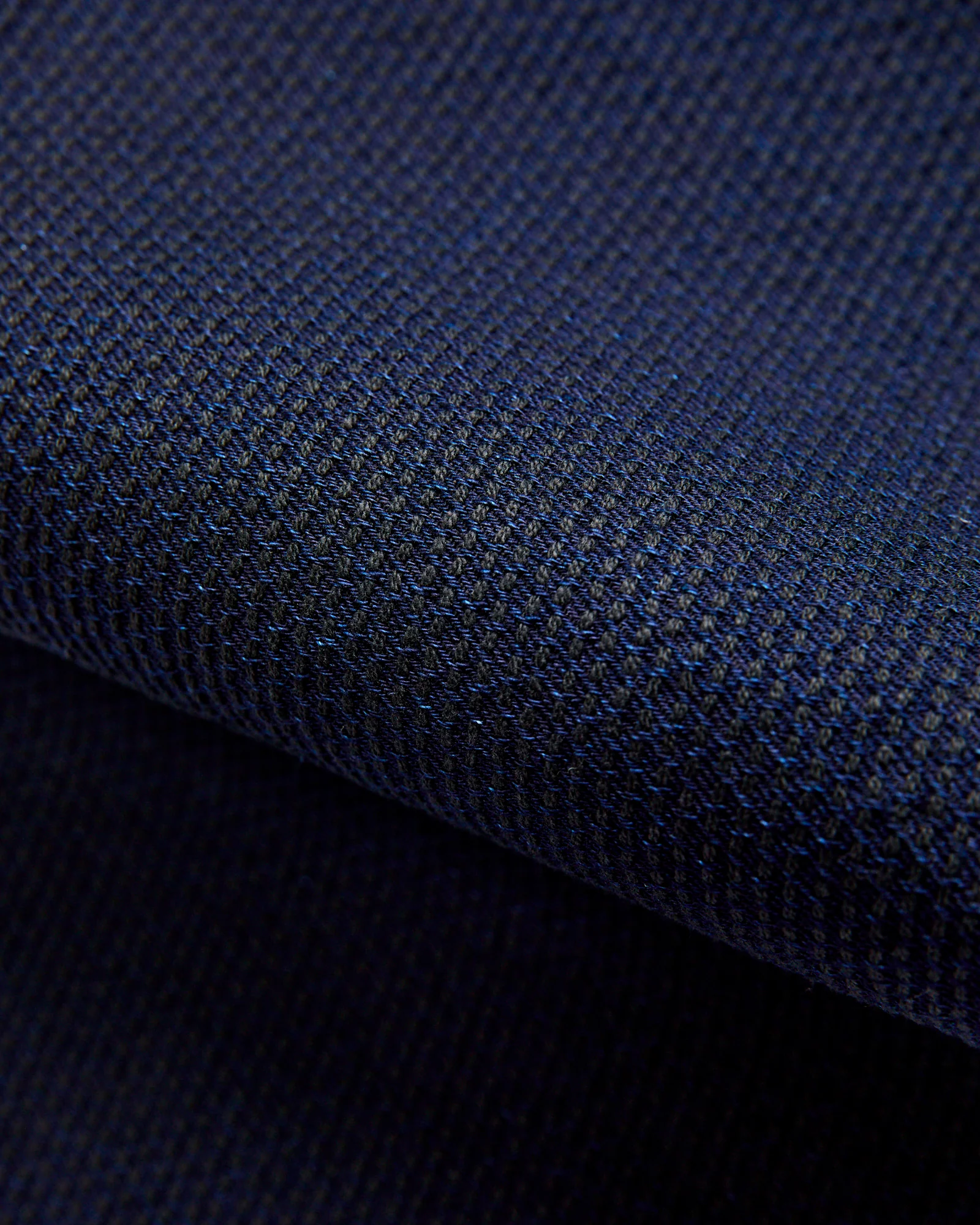 1177-ID Indigo x Black Sashiko Denim - Relaxed Tapered Fit - Image 9