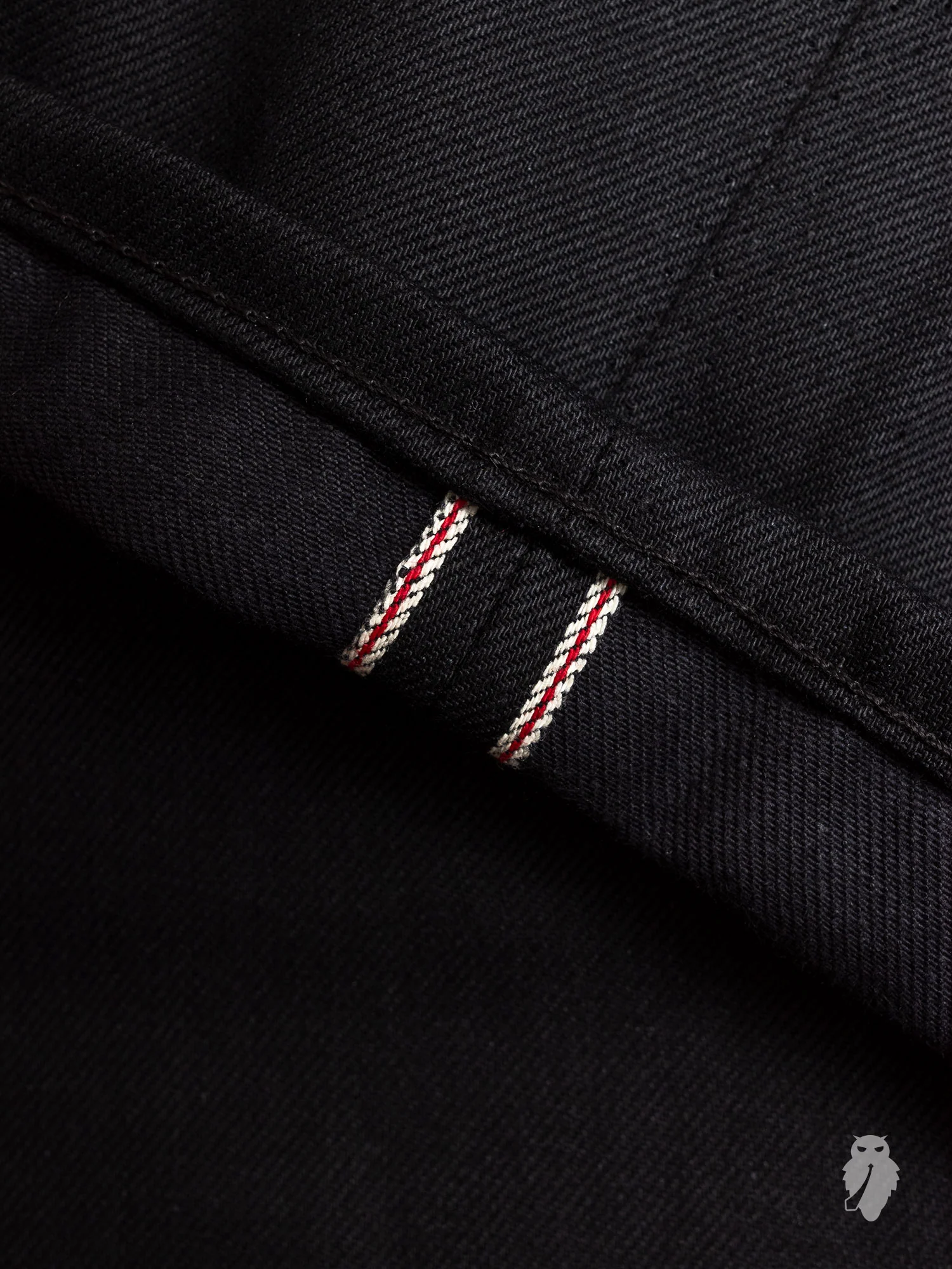 "Itochu" 11.5oz Black Selvedge Denim - Spikes Fit - Image 9