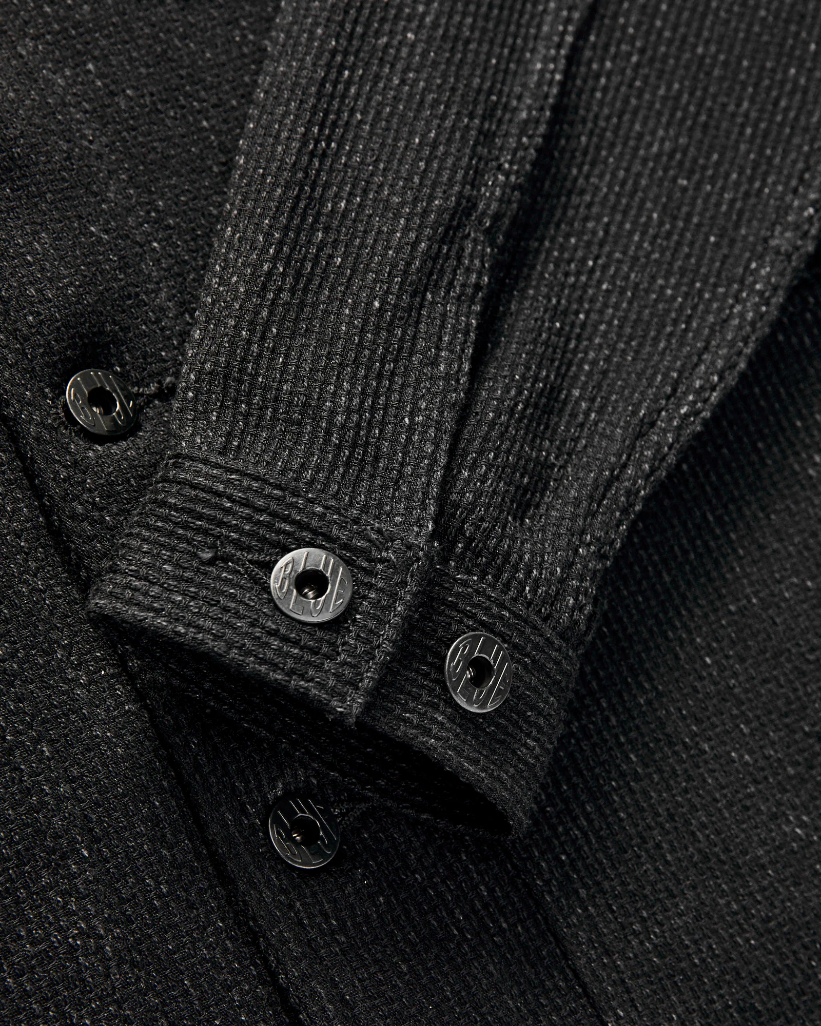 11oz Sashiko Coverall Jacket in Black - Image 7