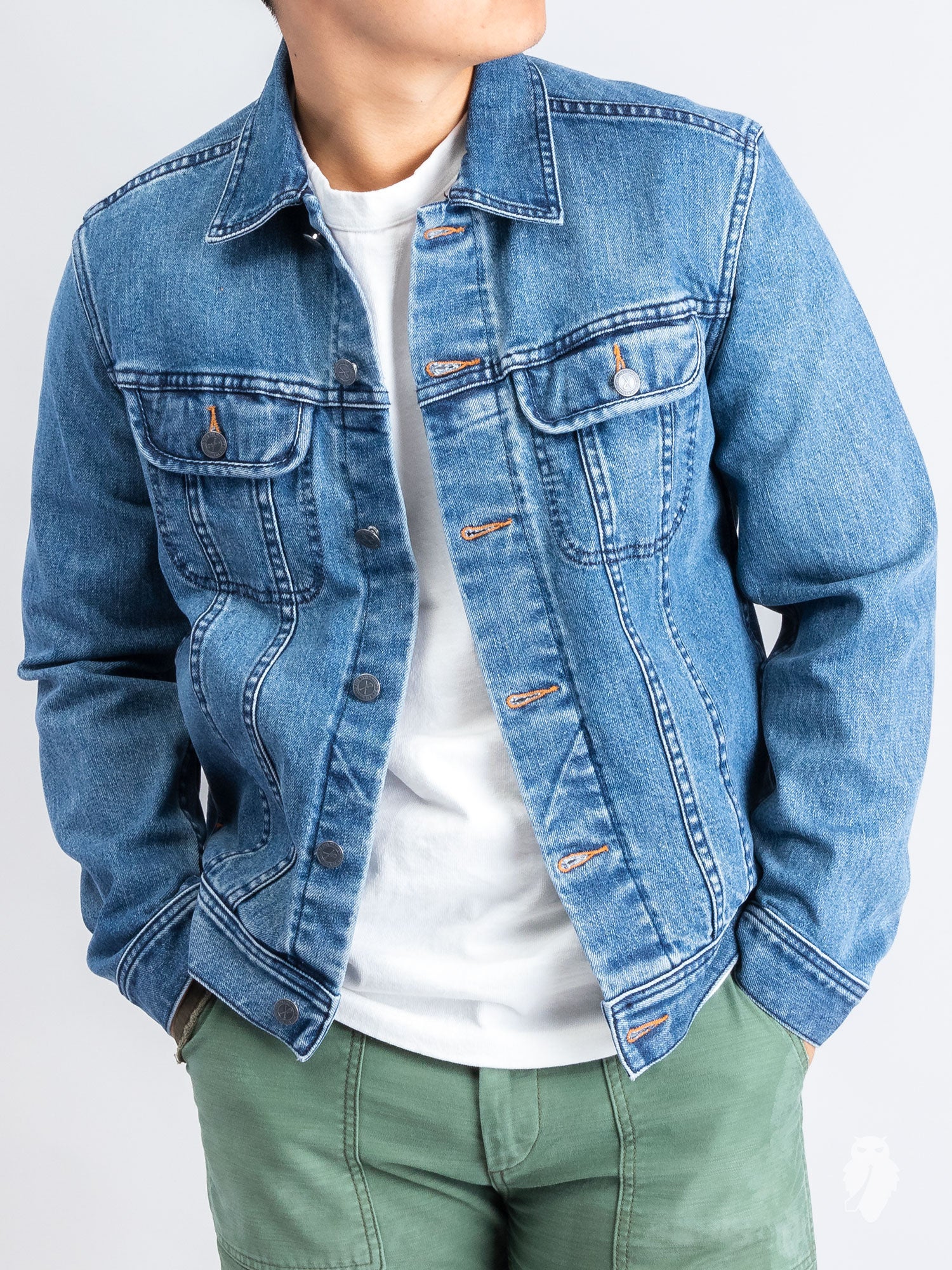 12.75oz Stonewashed Denim Jacket - Image 2