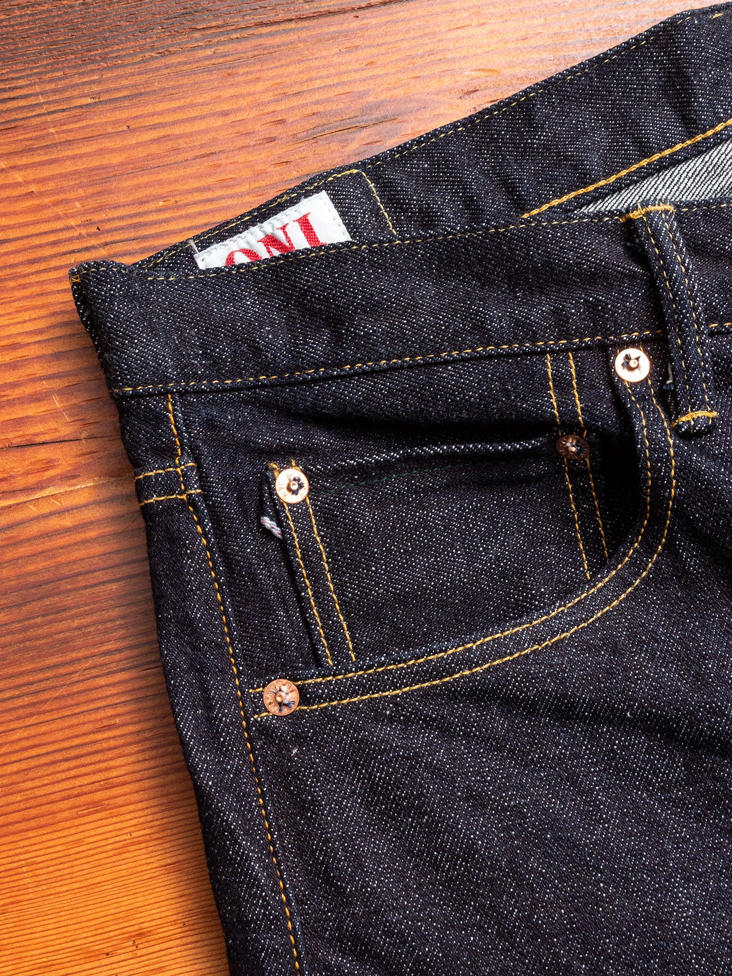 122S "Stretch Denim" 15oz Stretch Selvedge Denim - Relaxed Tapered Fit - Image 5