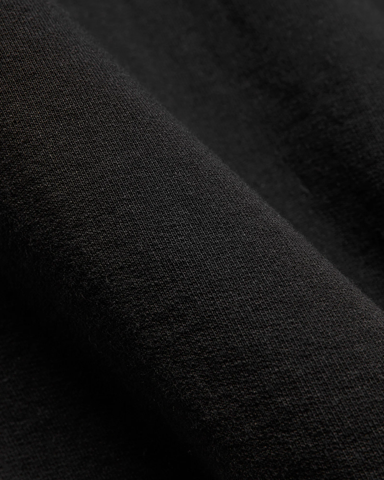 12oz Ball Park Zip Hooded Sweatshirt in Black - Image 8