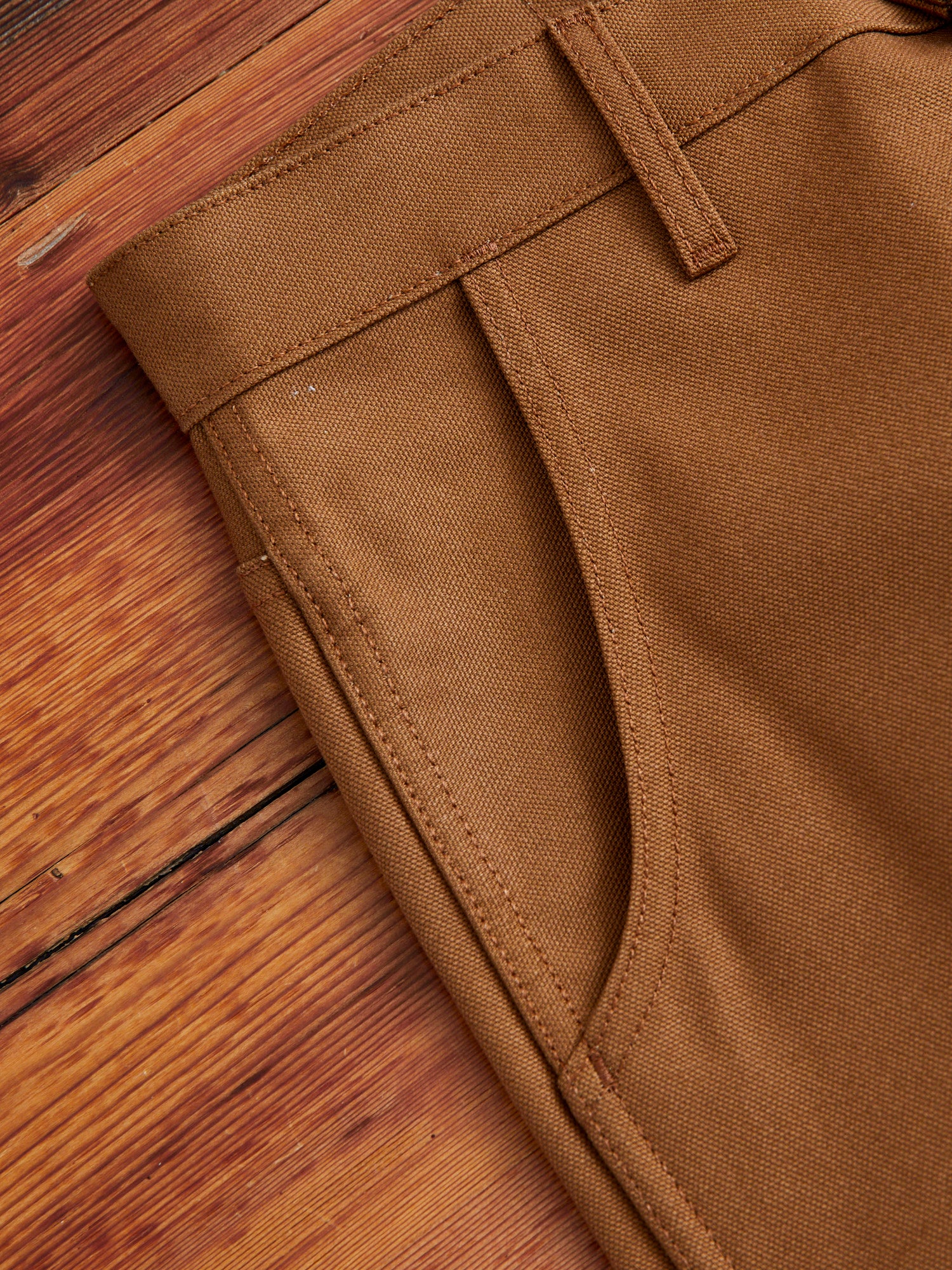 12oz Canvas Flight Trouser in Duck - Image 4