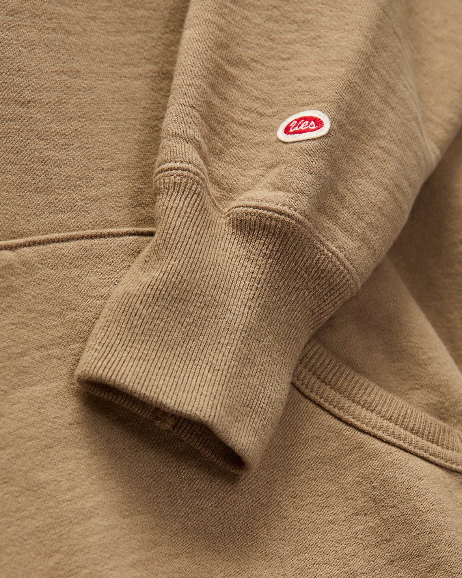 13.5oz Heavyweight Pullover Hoodie in Beige - Image 5