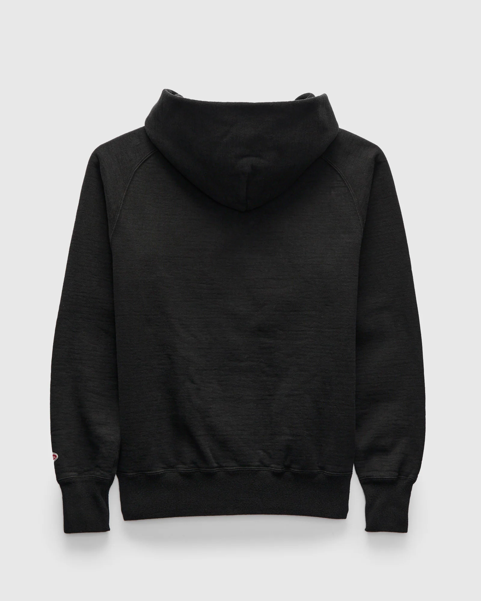 13.5oz Heavyweight Pullover Hoodie in Black - Image 2