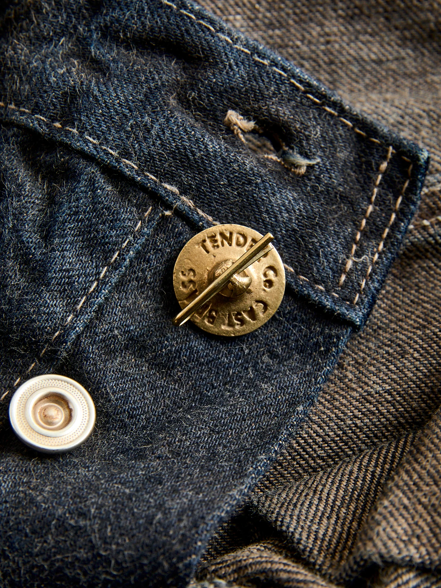 130 "Saddened Wattle" 16oz Selvedge Denim - High Rise Taper Fit - Image 7