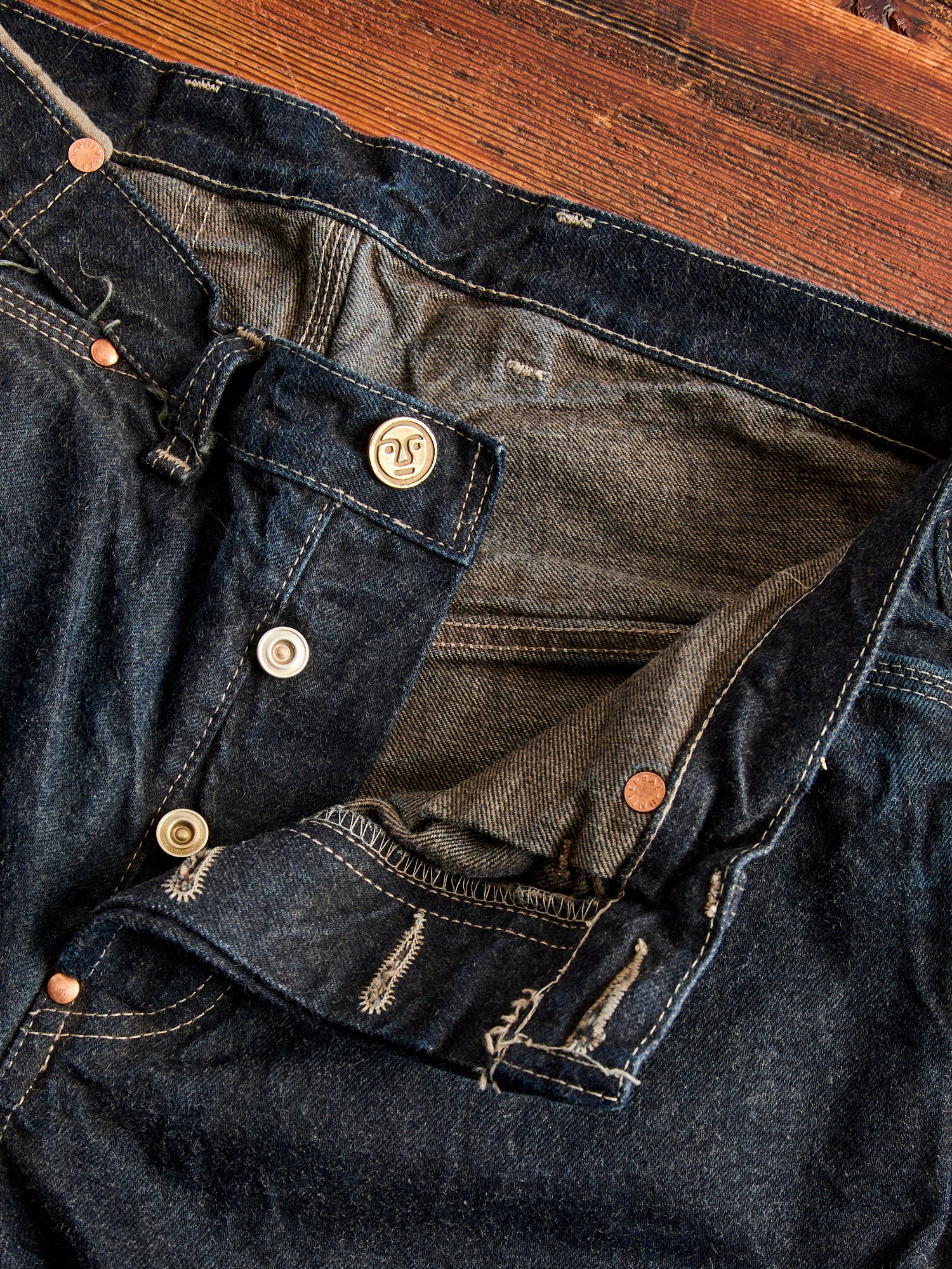 131 "Saddened Wattle" 16oz Selvedge Denim - Lost Jeans Fit - Image 6