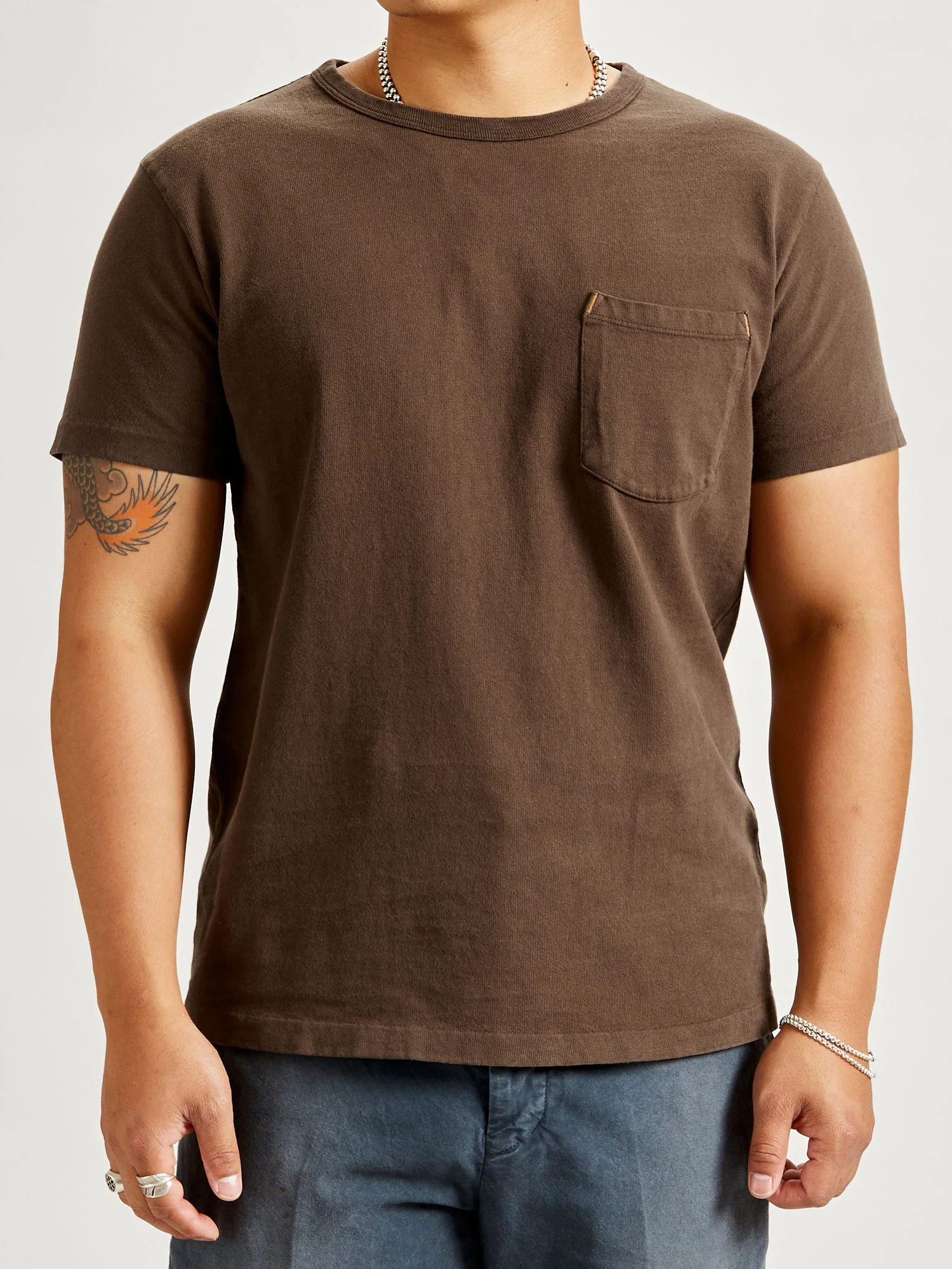 13oz Pocket T-Shirt in Cedar - Image 2