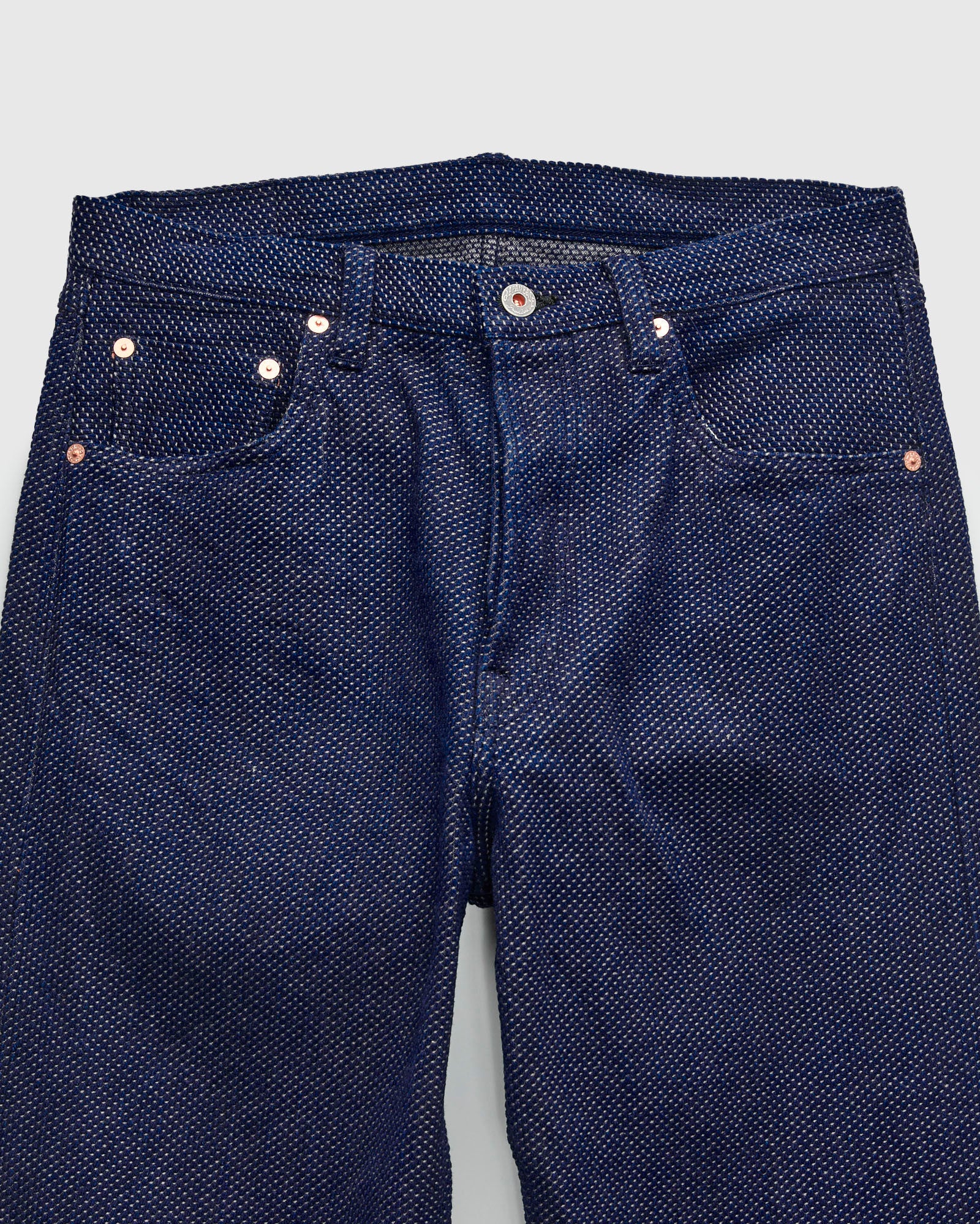 14.5oz Double-Yarn Sashiko Selvedge Jeans - Heritage Straight Fit - Image 5