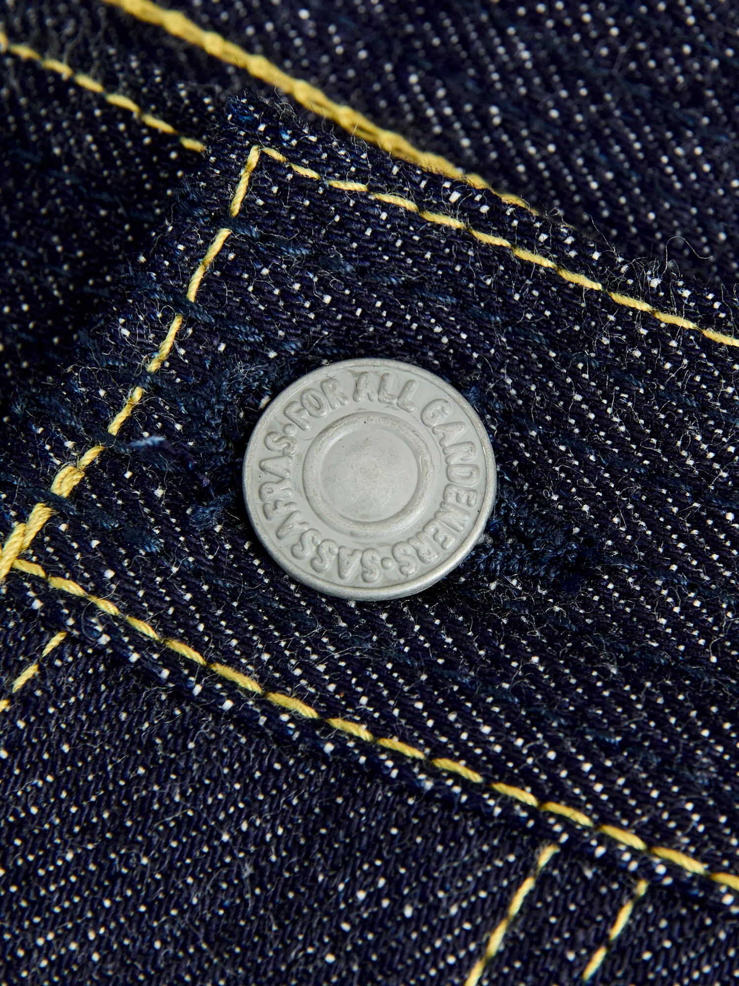 14oz Selvedge Denim Fall Leaf R Pants in Indigo - Image 10