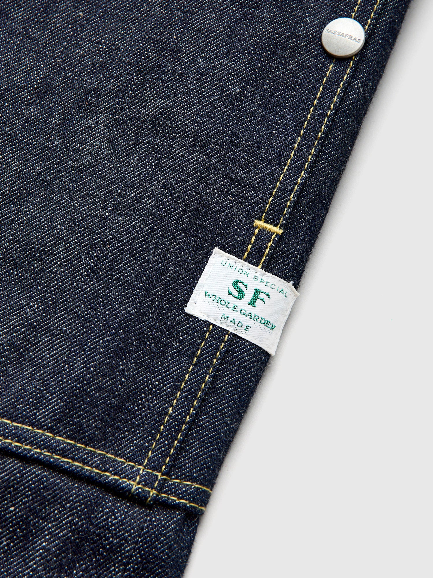 14oz Selvedge Denim Fall Leaf R Stream Pants in Indigo - Image 6