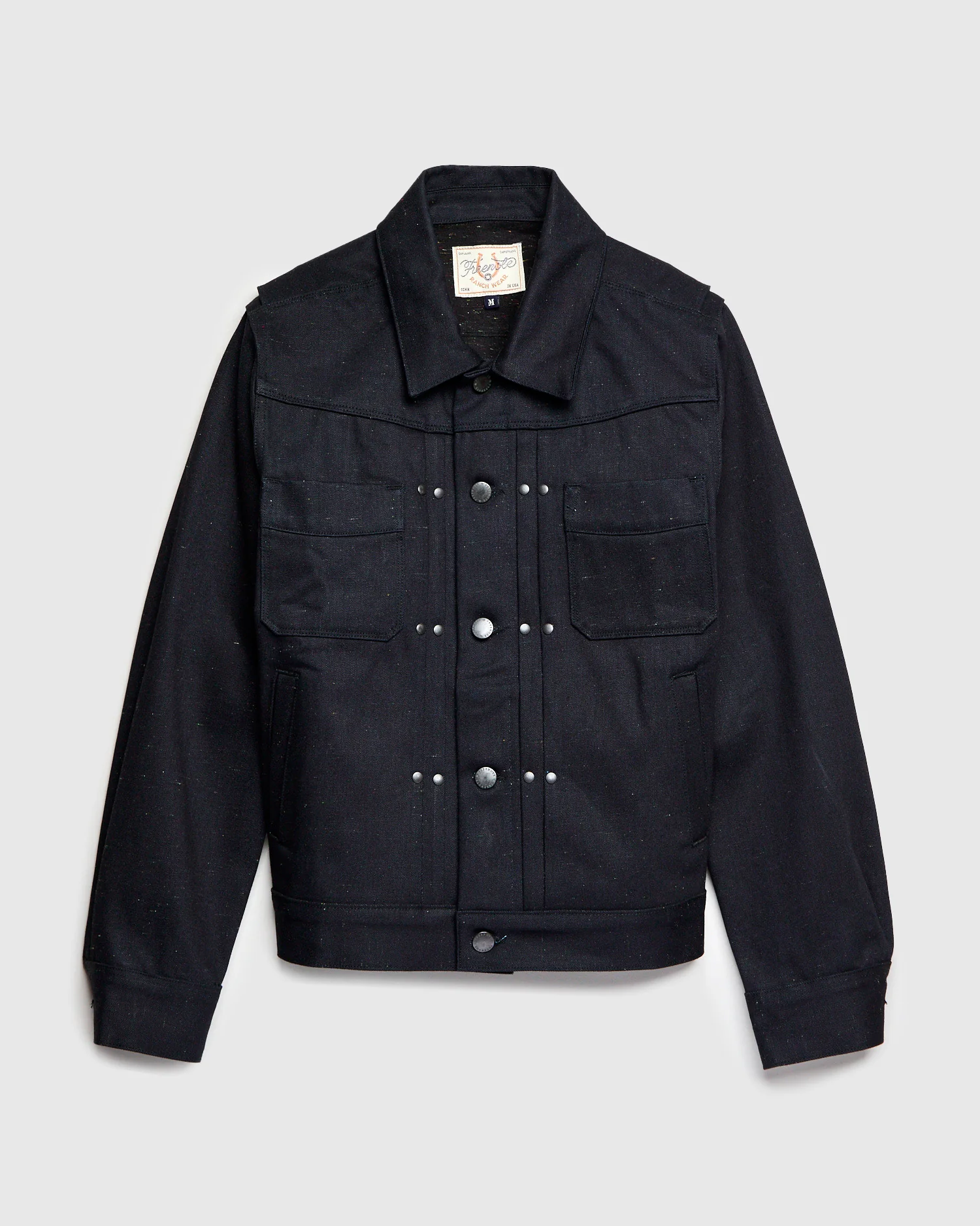 RJ-1 "10 Year" 14oz Selvedge Denim Riders Jacket in Raw Fleck