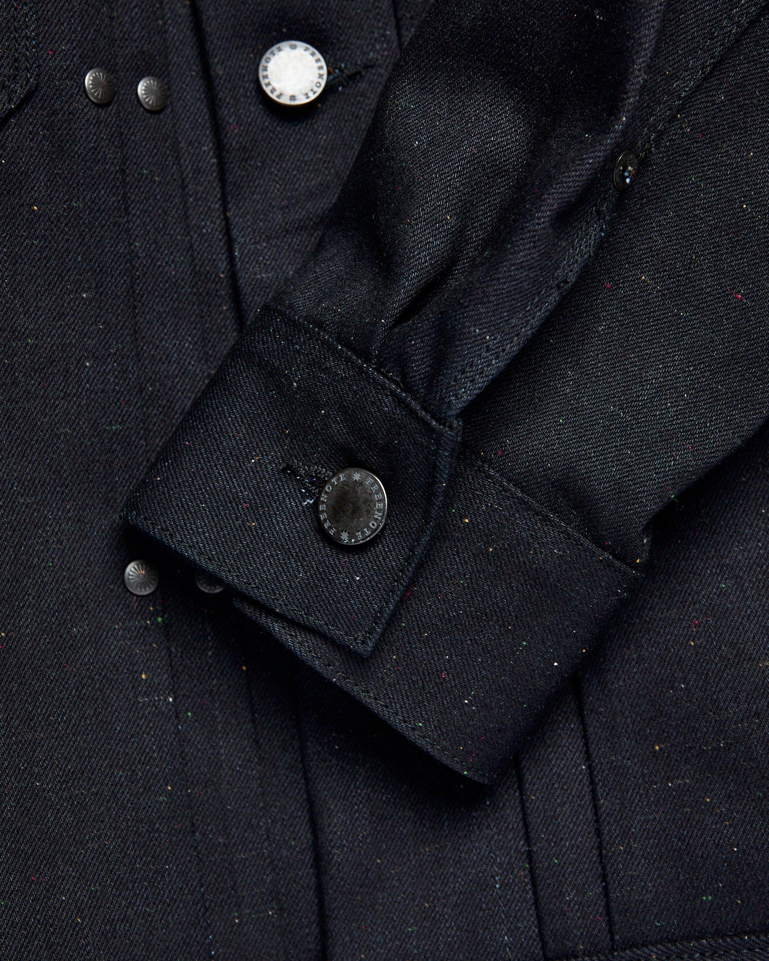 RJ-1 "10 Year" 14oz Selvedge Denim Riders Jacket in Raw Fleck - Image 7