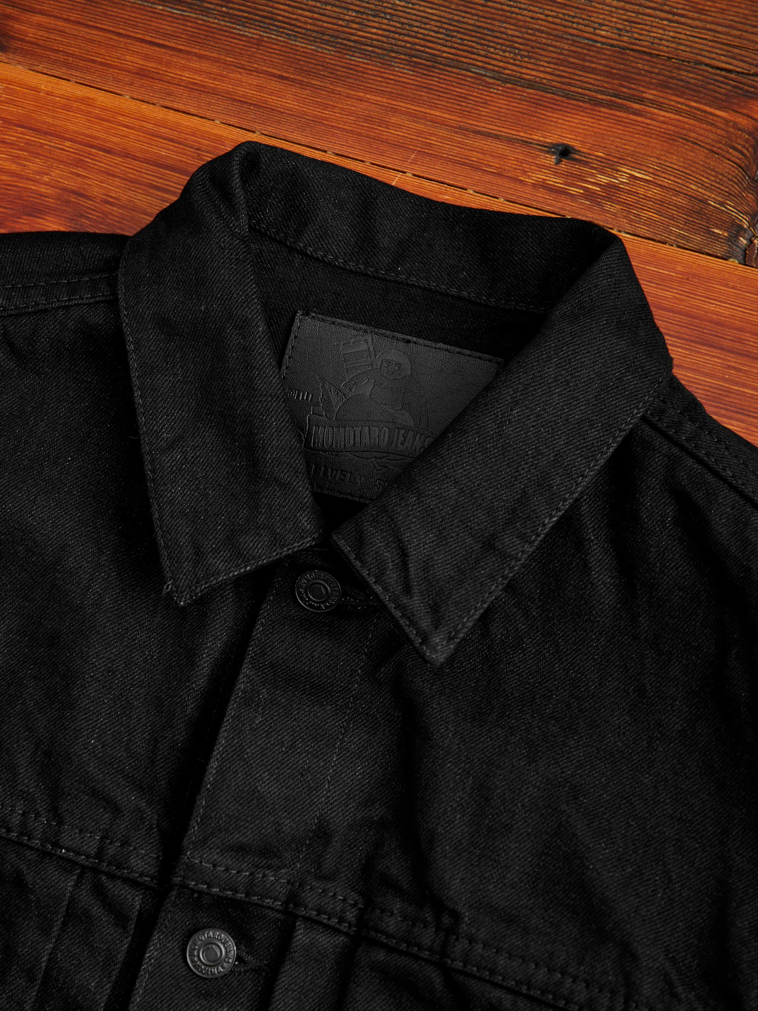 15.7oz Double Black Selvedge Denim Type-2 Jacket - Image 6