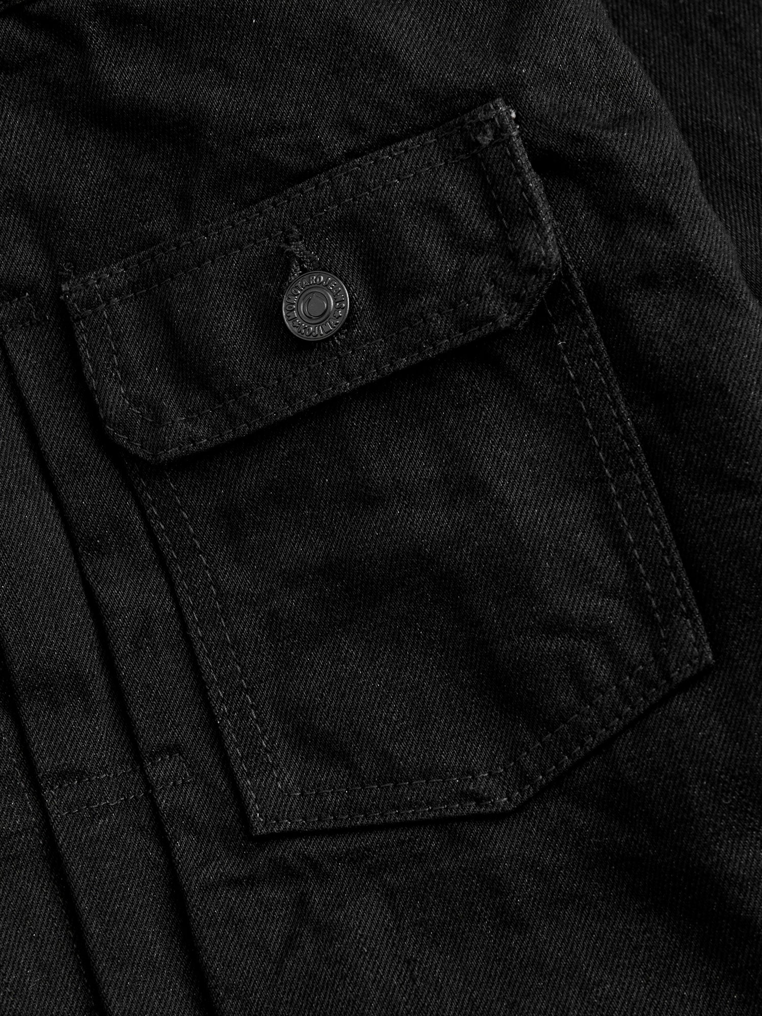 15.7oz Double Black Selvedge Denim Type-2 Jacket - Image 7