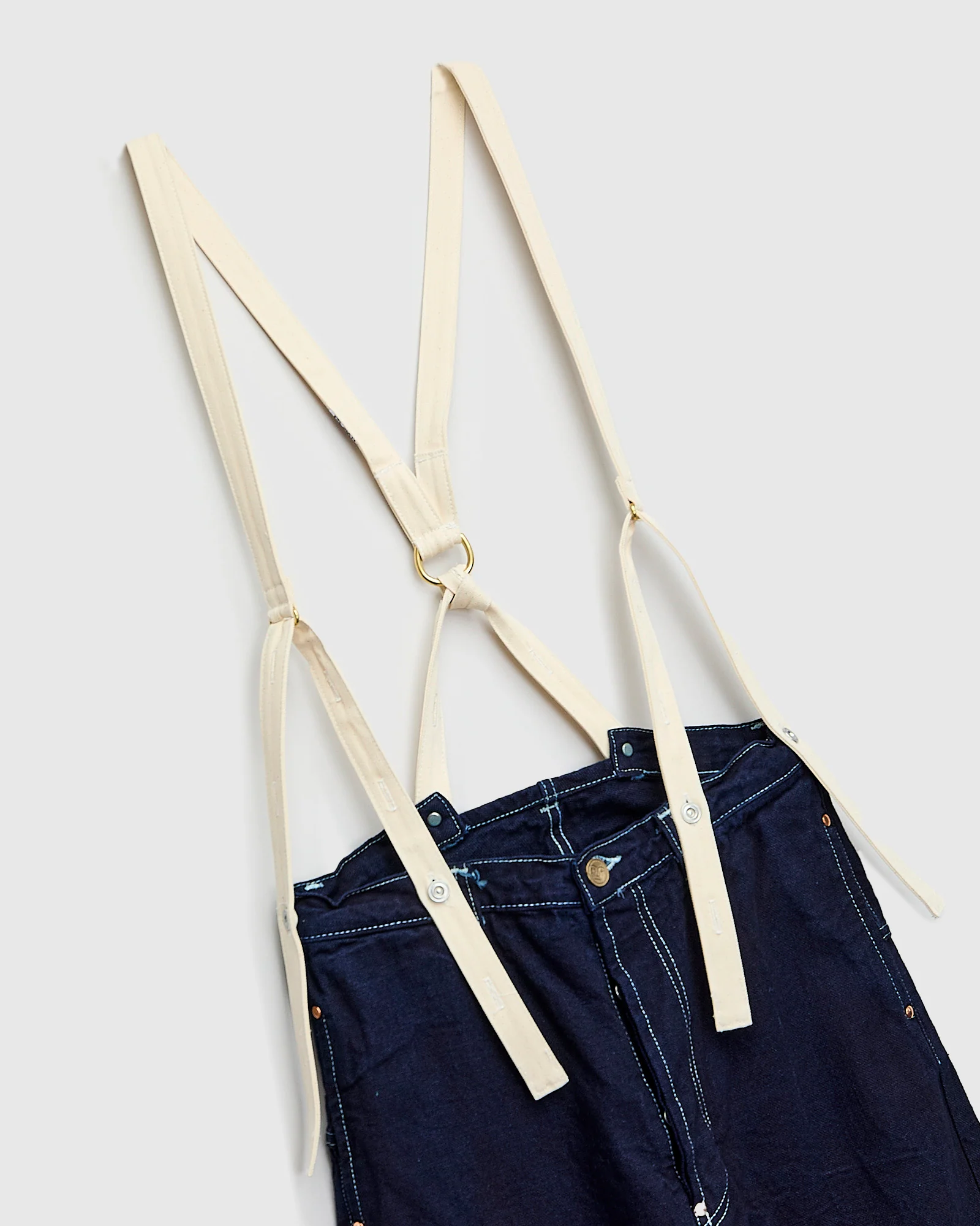 156 "Split Back" 13oz Double Indigo Broken Twill Denim - Straight Fit - Image 12