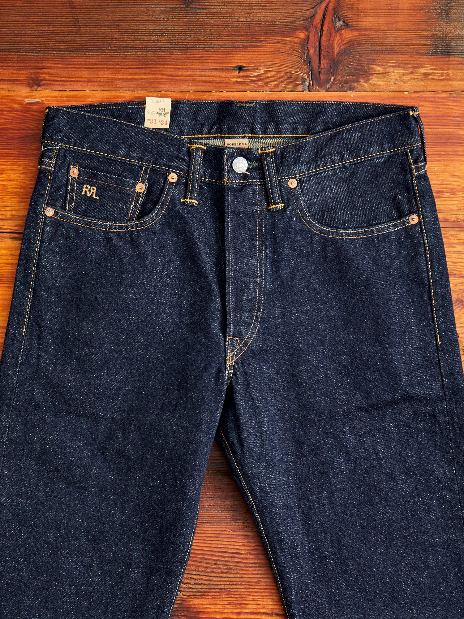 15oz Rinsed Selvedge Denim - Straight Fit - Image 7
