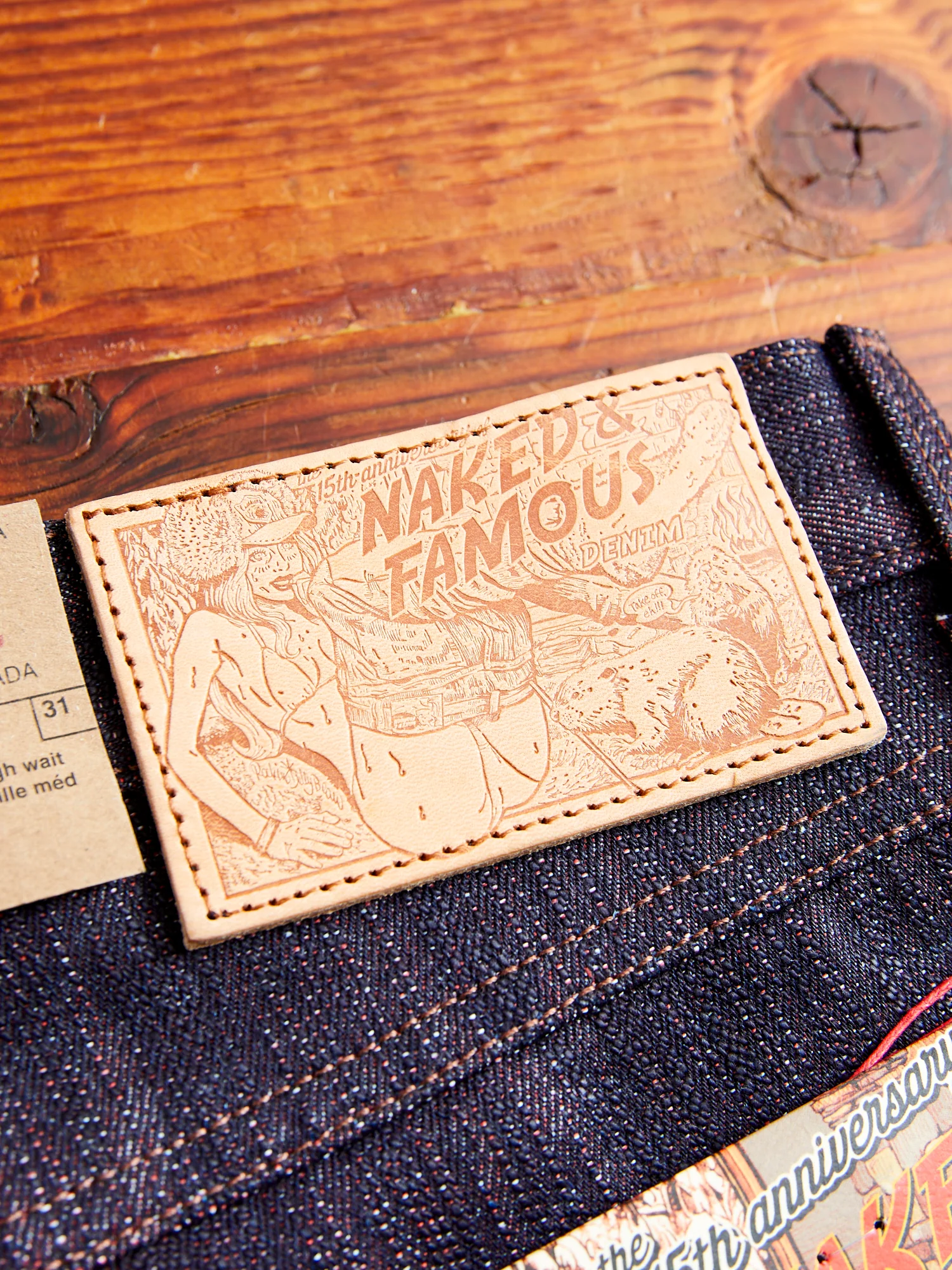 "15th Anniversary Selvedge" 15oz Selvedge Denim - True Guy Fit - Image 3
