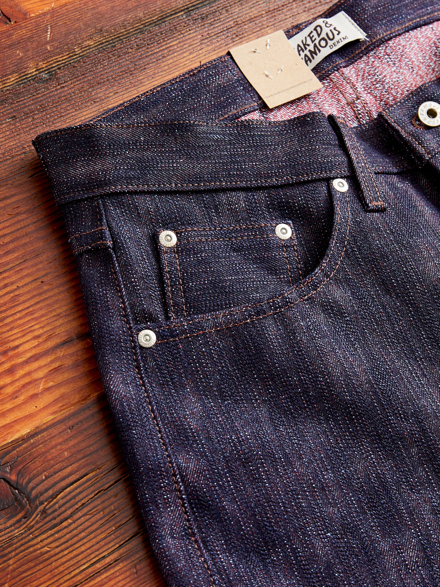 "15th Anniversary Selvedge" 15oz Selvedge Denim - True Guy Fit - Image 6