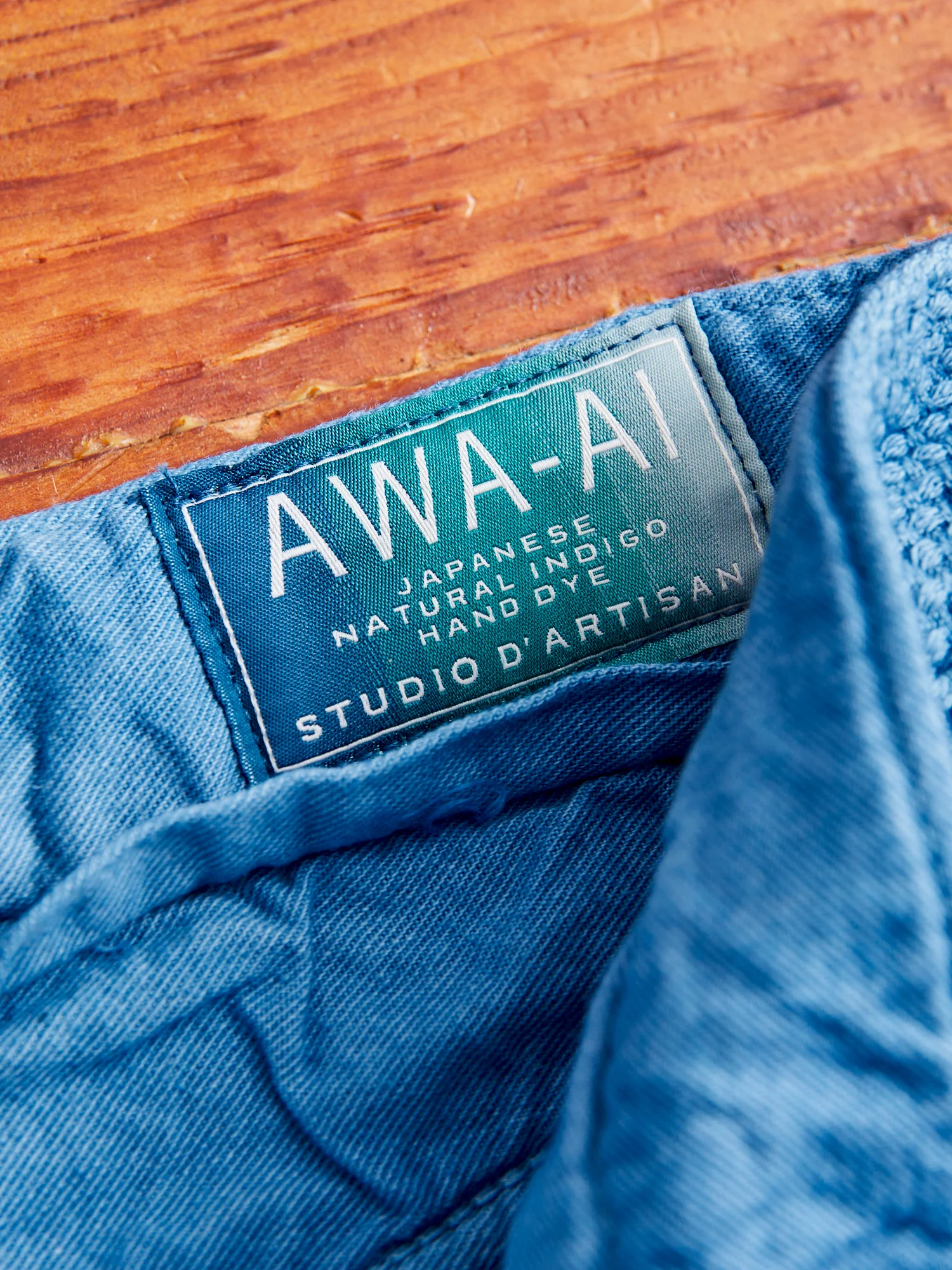 "Awa-Ai" Asagi Indigo Sashiko Pants - Regular Tapered Fit - Image 11