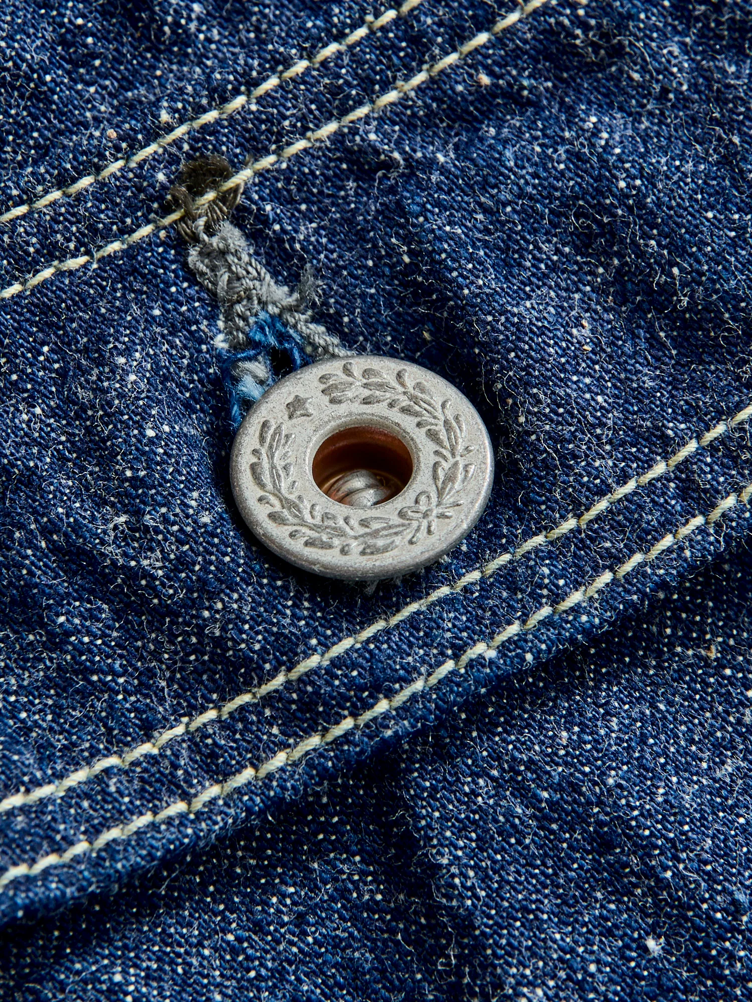 1930's Denim Overall in Indigo One Wash - Image 9