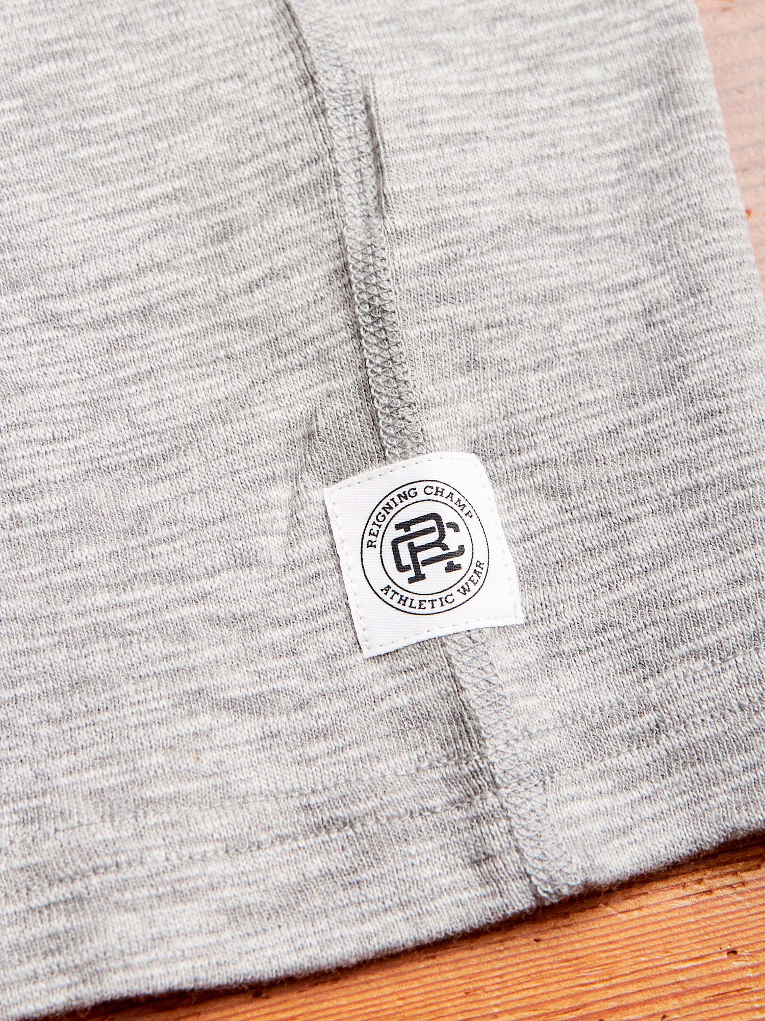 1x1 Slub T-Shirt in Heather Grey - Image 5