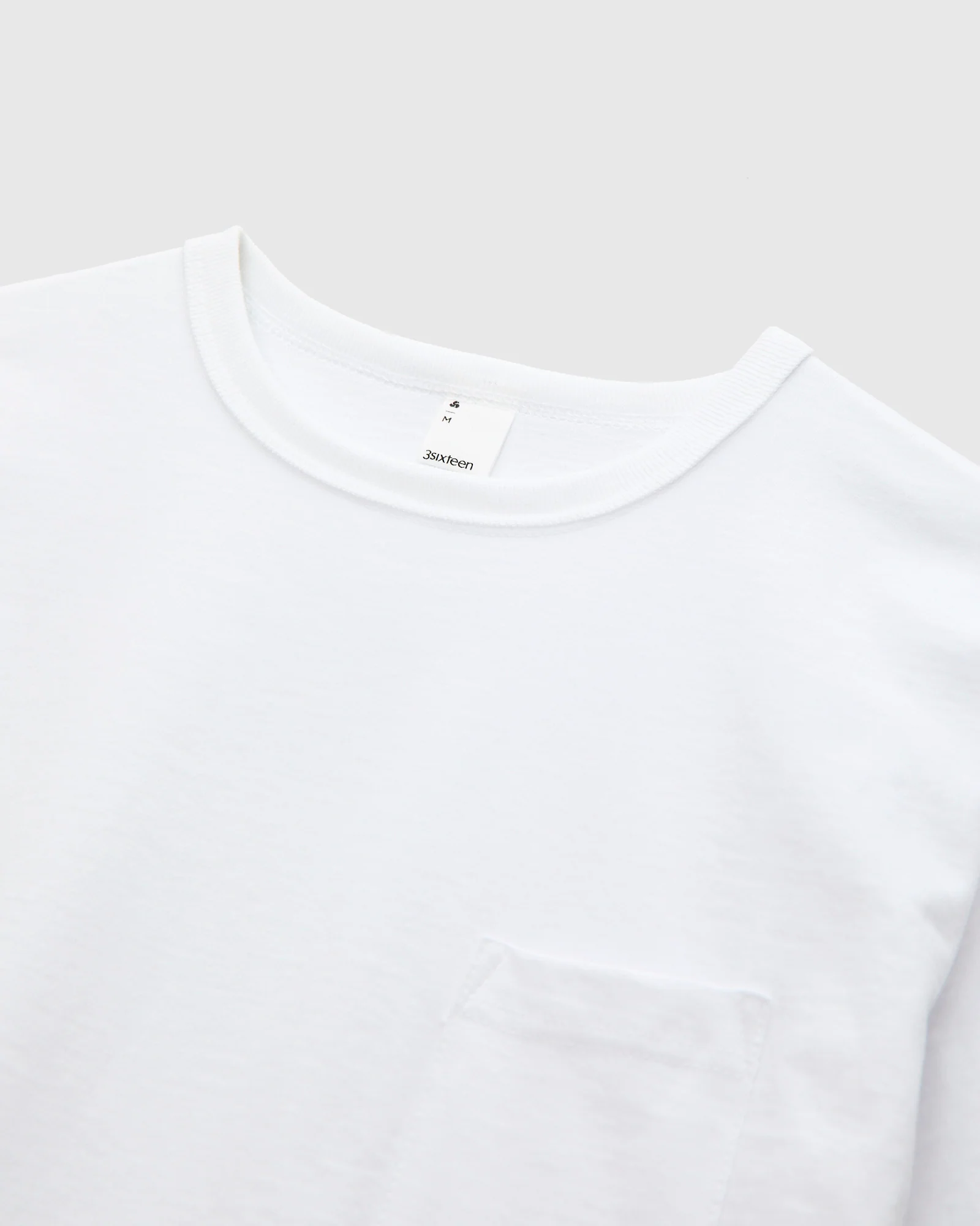 2-Pack Heavyweight Pocket T-Shirts in White - Image 3