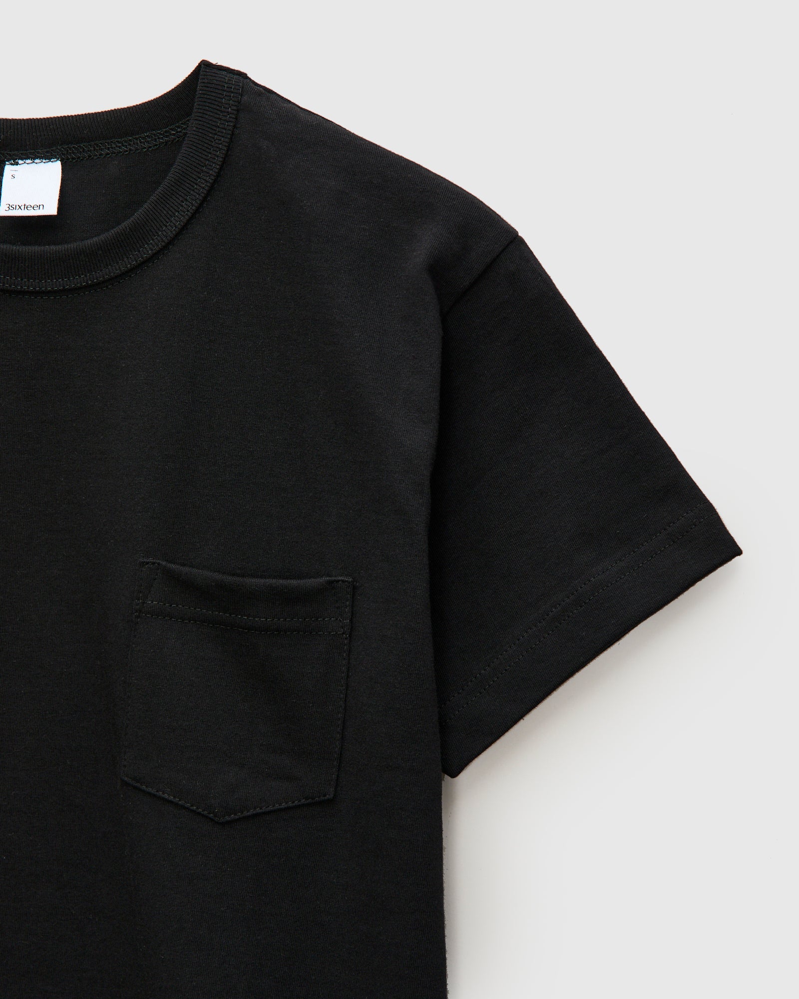 2-Pack Heavyweight Pocket T-Shirts in Black - Image 4
