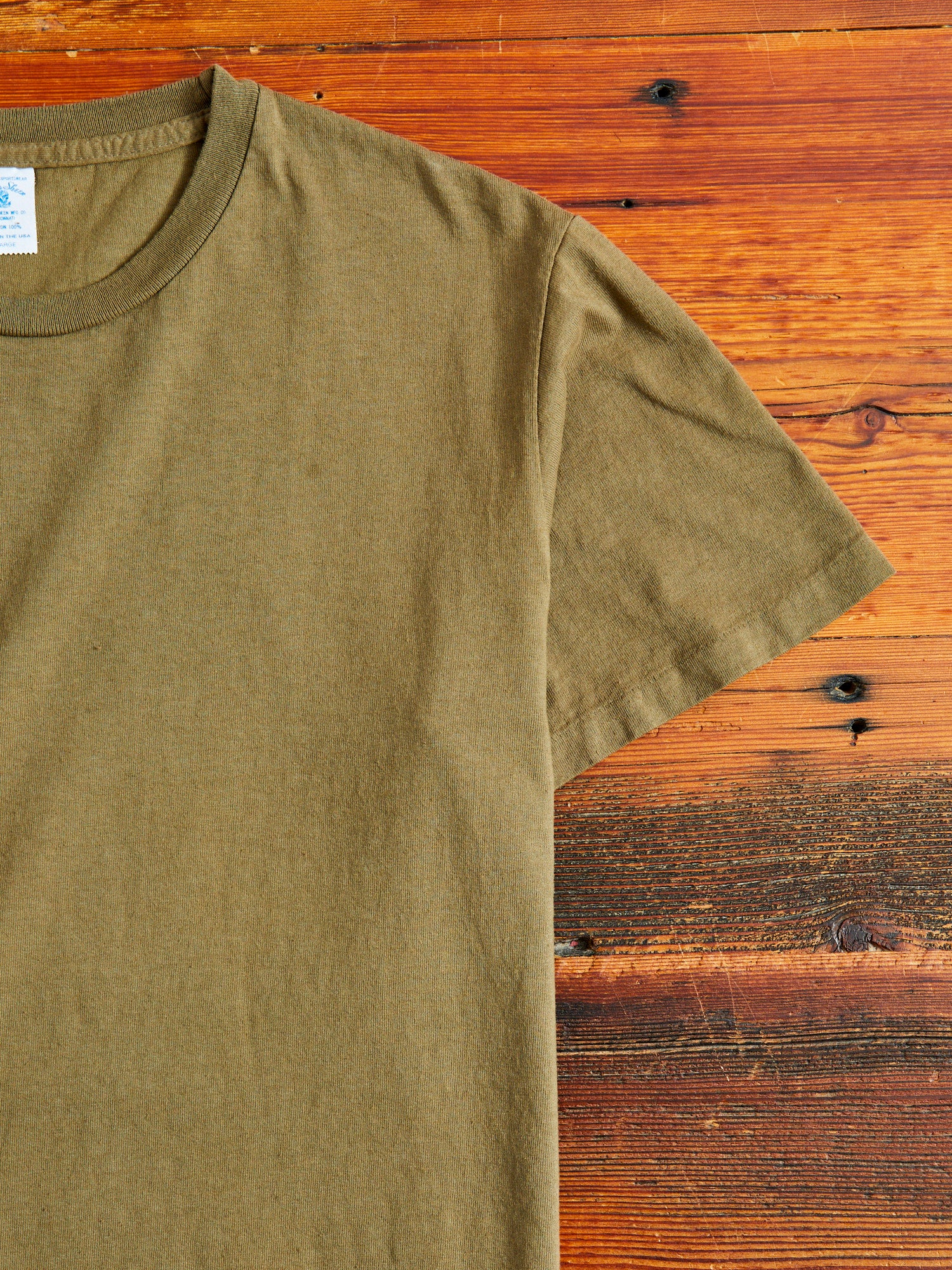 2-Pack Short Sleeve Crew Tee in Olive Drab - Image 5